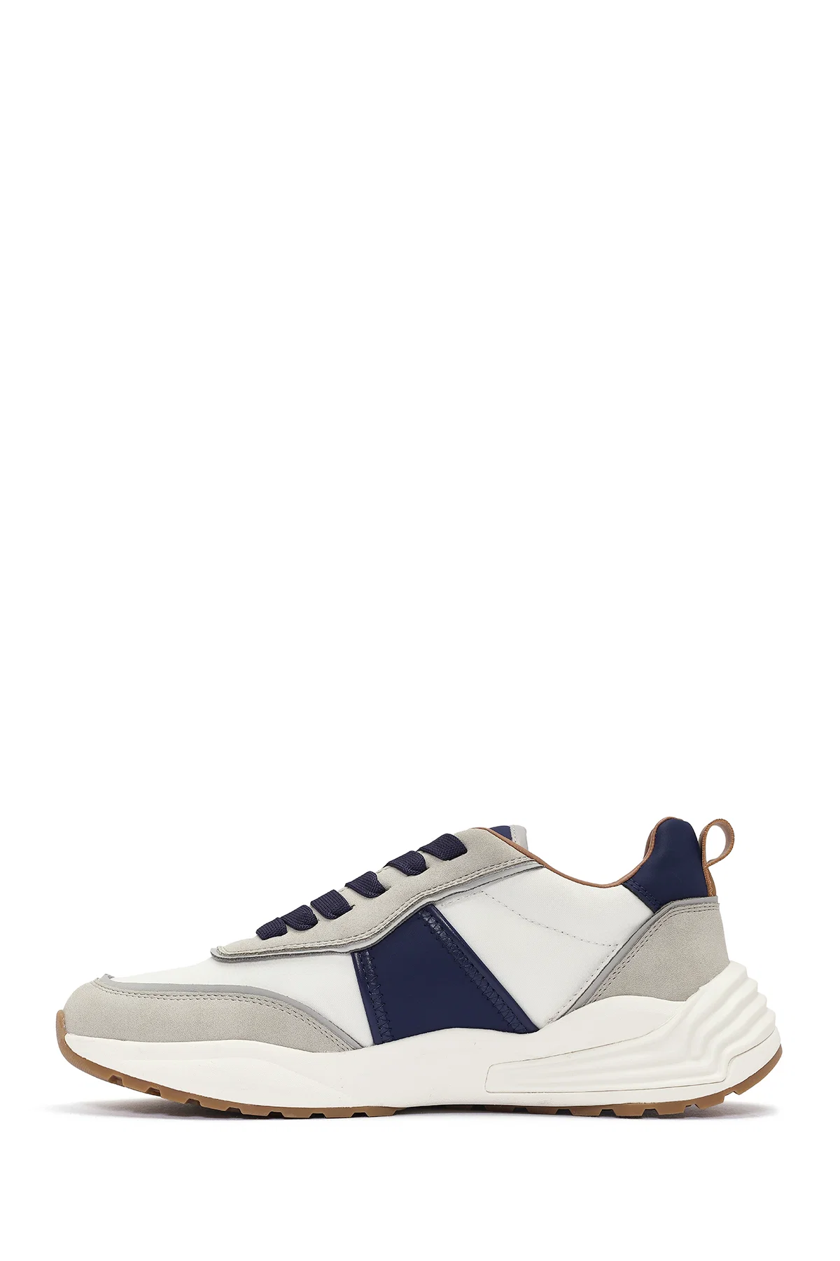 ACBC x DERİMOD Erkek Bej Bağcıklı Kalın Tabanlı Sneaker - Image 2