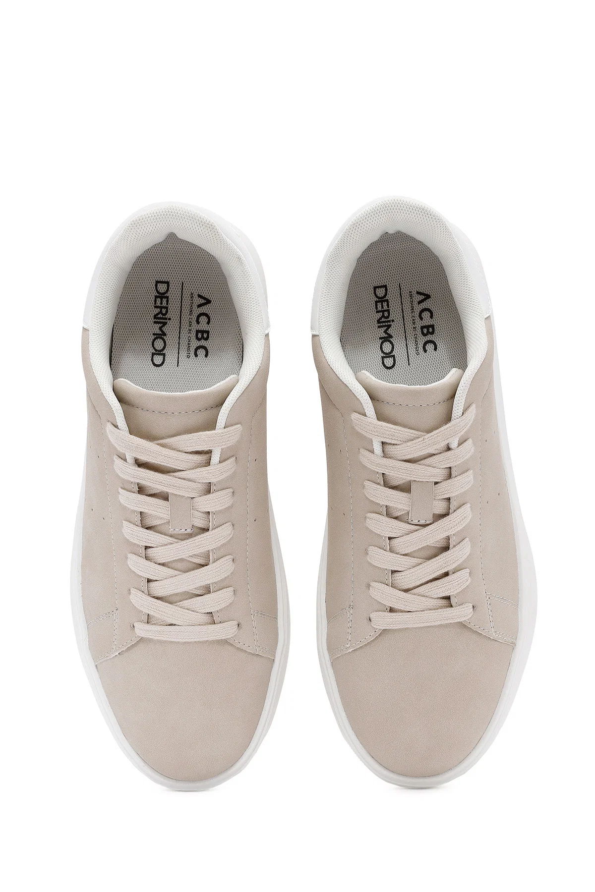 ACBC x Derimod Erkek Bej Bağcıklı Süet Sneaker - Image 7