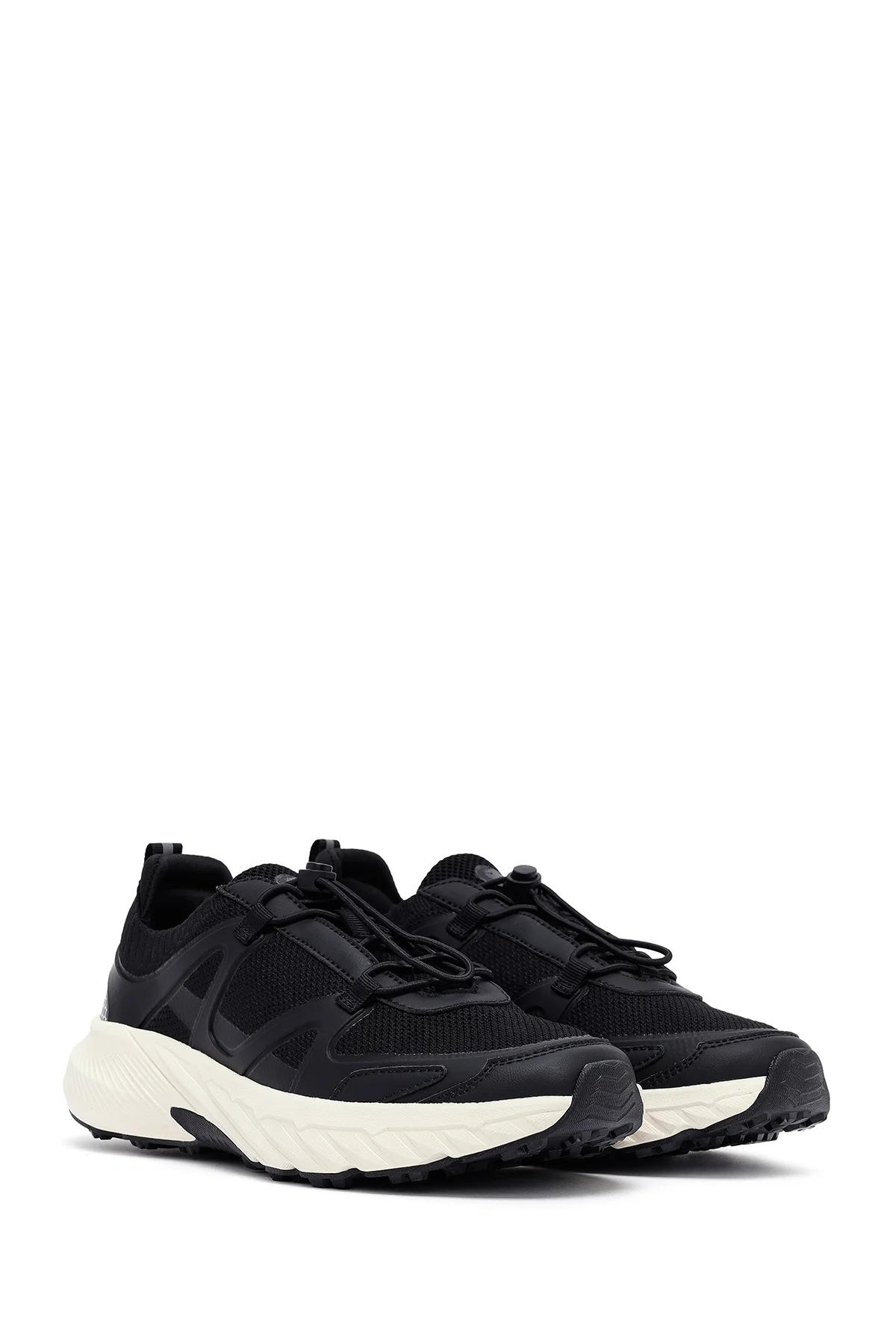 ACBC x Derimod Erkek Siyah Bağcıklı Kalın Tabanlı Kumaş Sneaker - Image 3
