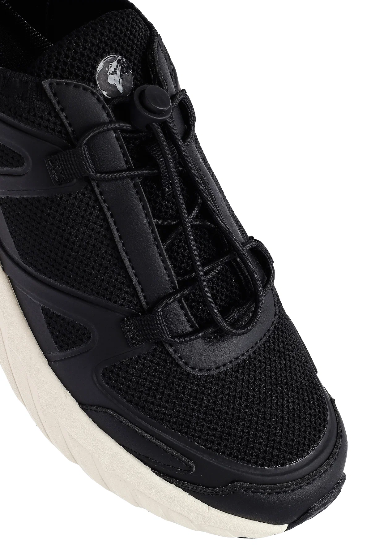 ACBC x Derimod Erkek Siyah Bağcıklı Kalın Tabanlı Kumaş Sneaker - Image 9