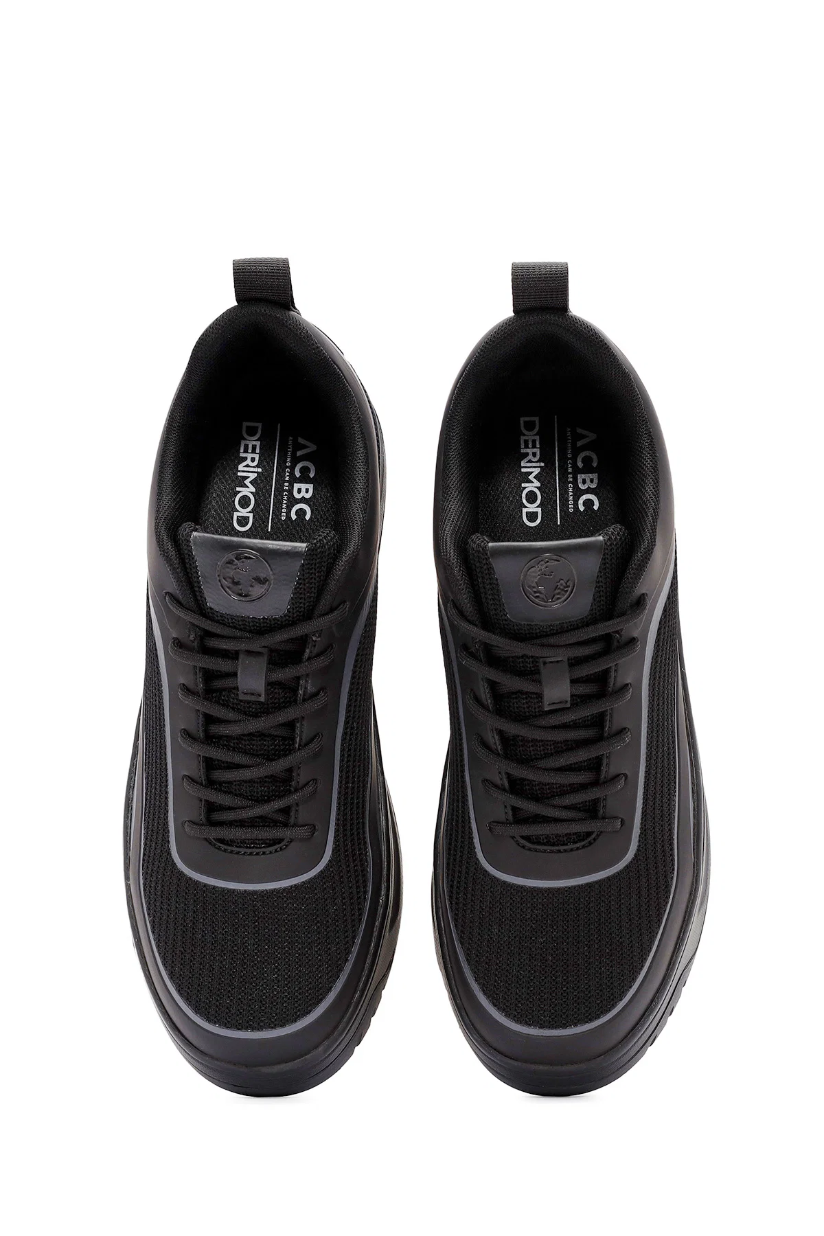 ACBC x Derimod Erkek Siyah Bağcıklı Sneaker - Image 7