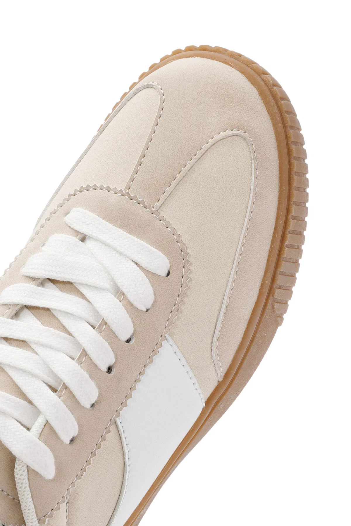 ACBC x Derimod Kadın Bej Bağcıklı Süet Sneaker - Image 10