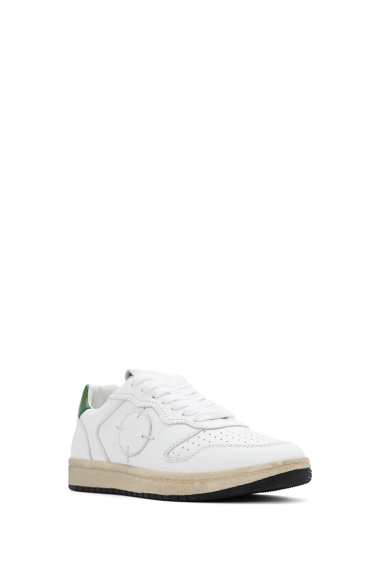 ACBC x DERİMOD Kadın Beyaz Bağcıklı Deri Sneaker - Image 6