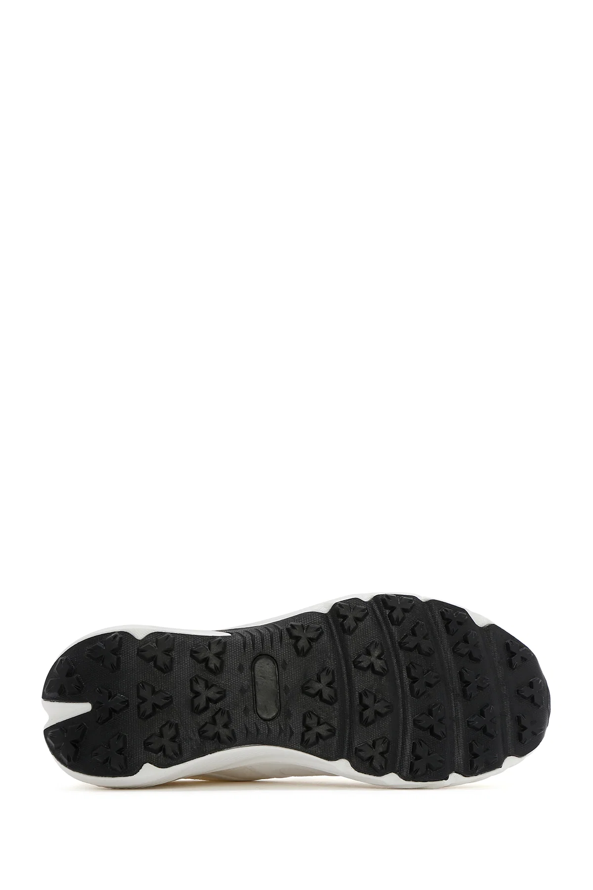 ACBC x DERİMOD Kadın Beyaz Bağcıklı Kalın Tabanlı Kumaş Sneaker - Image 4