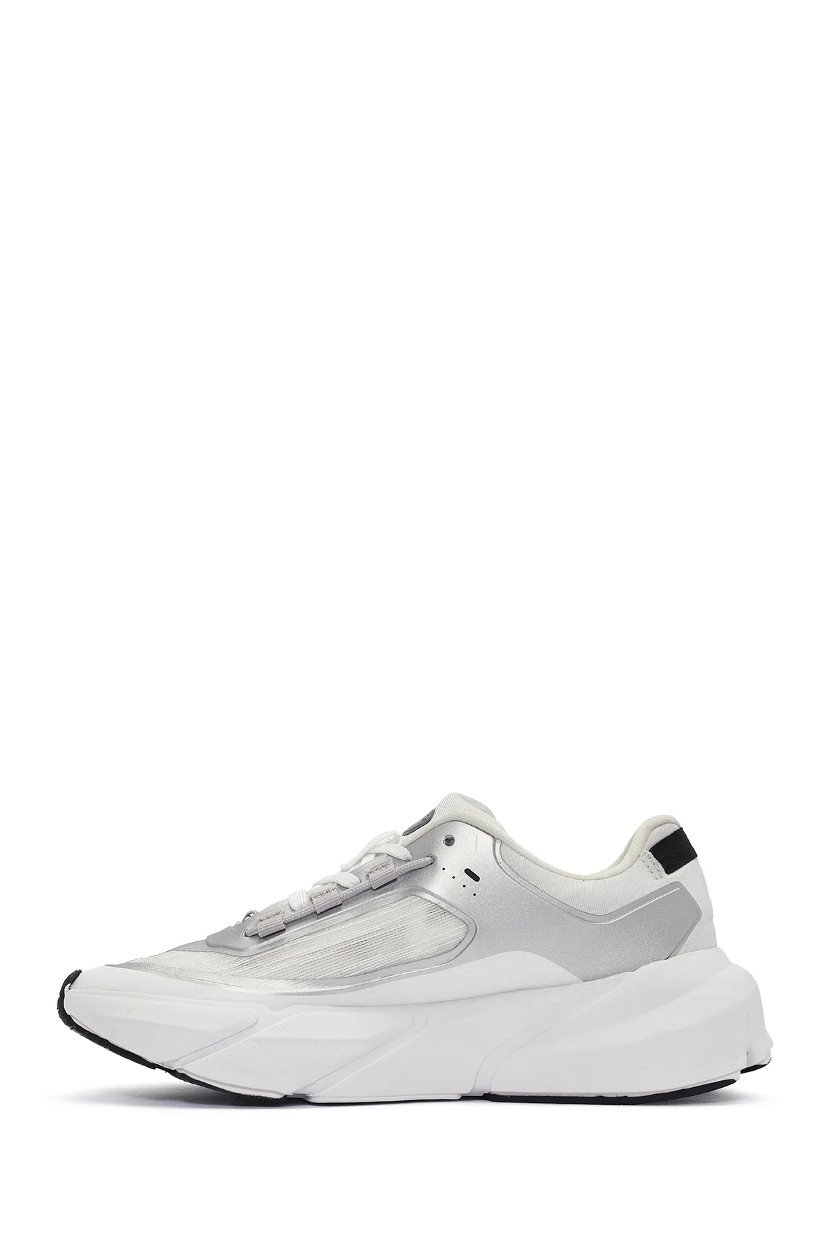 ACBC x DERİMOD Kadın Beyaz Bağcıklı Kalın Tabanlı Sneaker - Image 2