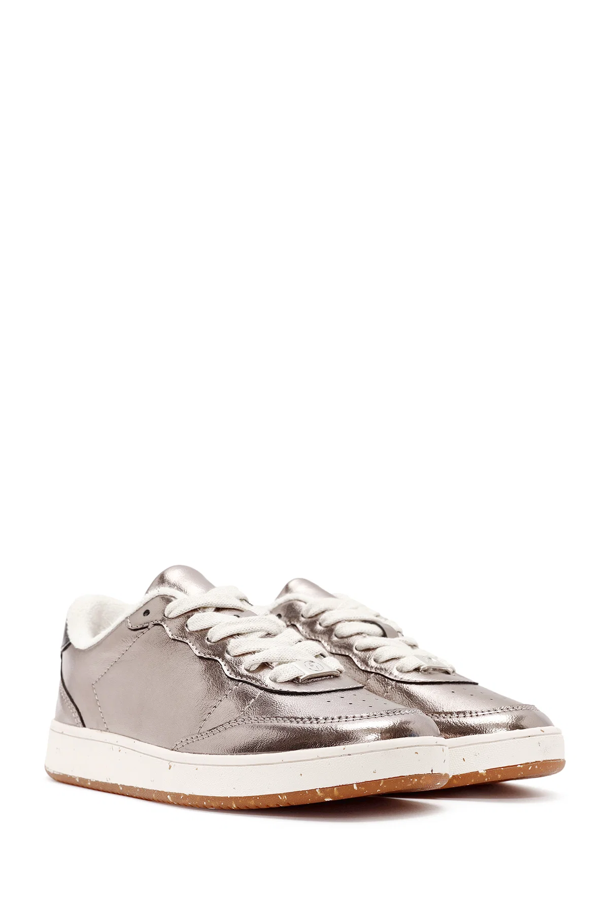 ACBC x Derimod Kadın Bronz Bağcıklı Metalik Sneaker - Image 3