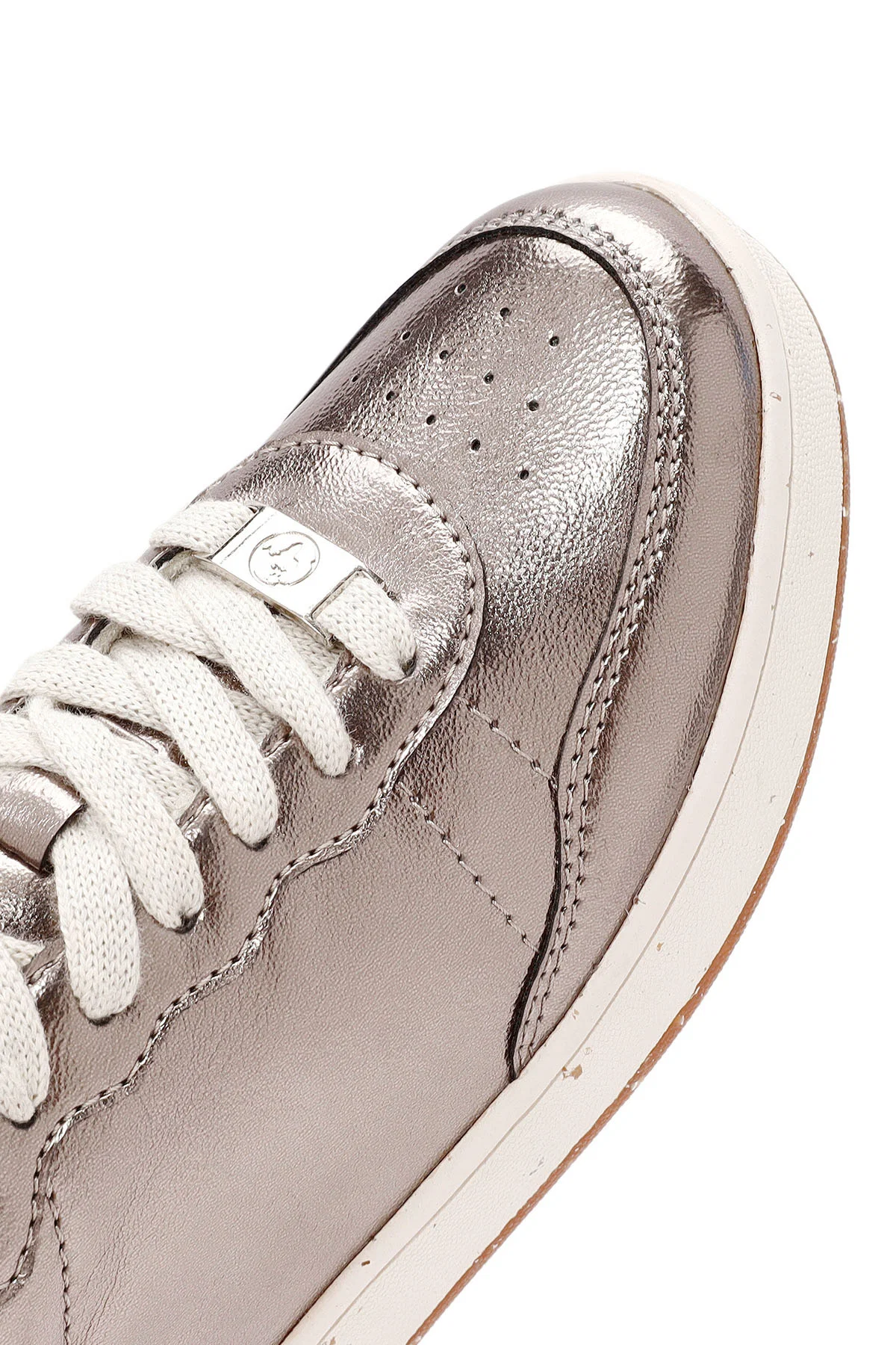 ACBC x Derimod Kadın Bronz Bağcıklı Metalik Sneaker - Image 9
