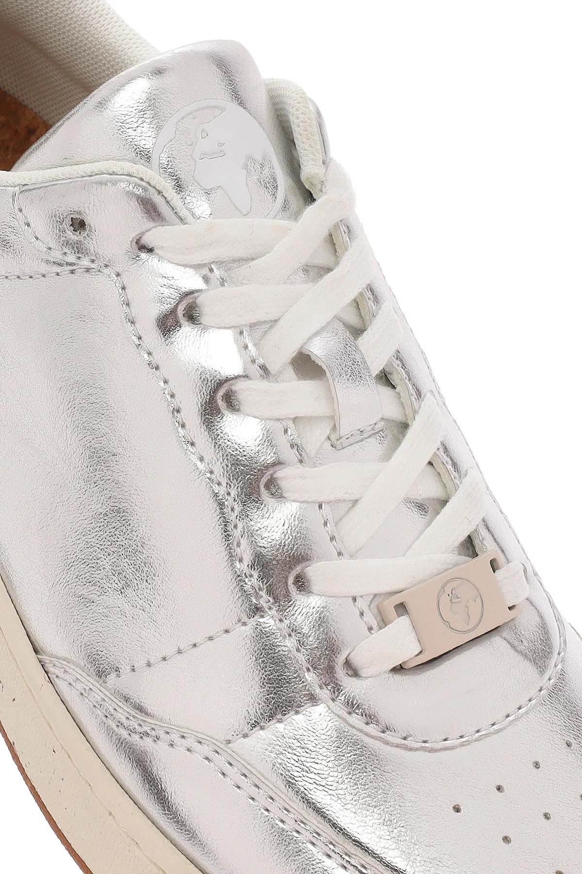ACBC x Derimod Kadın Gri Metalik Bağcıklı Sneaker - Image 9