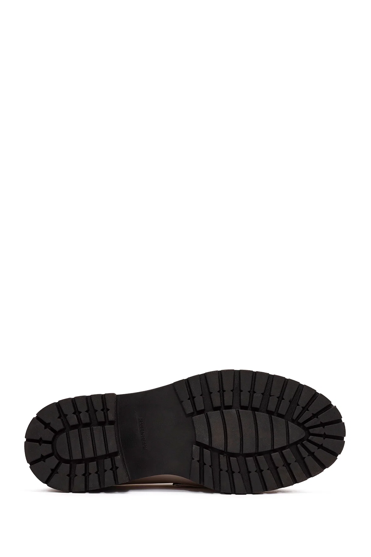ACBC x Derimod Kadın Krem Kalın Tabanlı Maskülen Loafer - Image 4