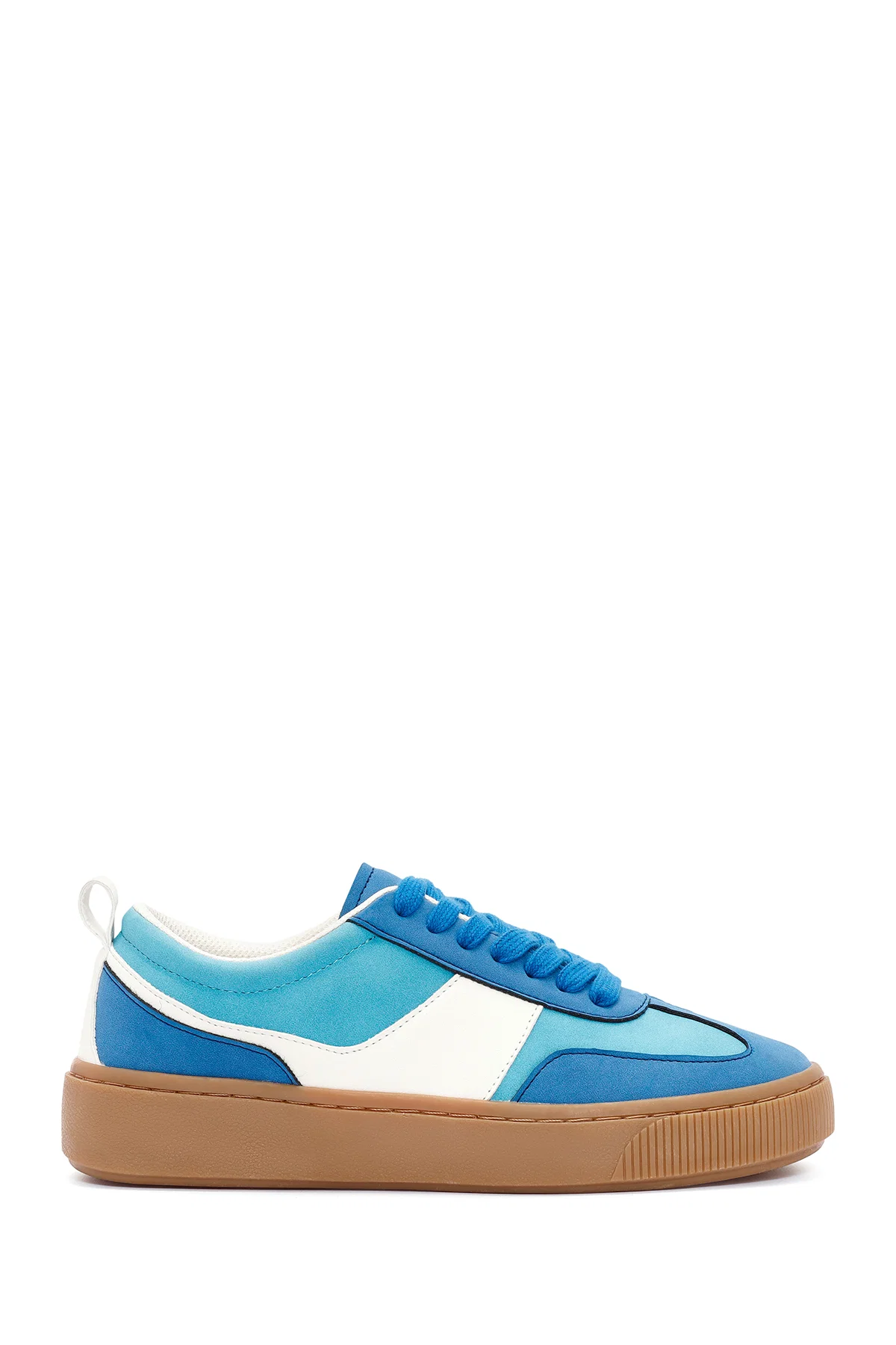 ACBC x Derimod Kadın Mavi Bağcıklı Süet Sneaker - Image 2