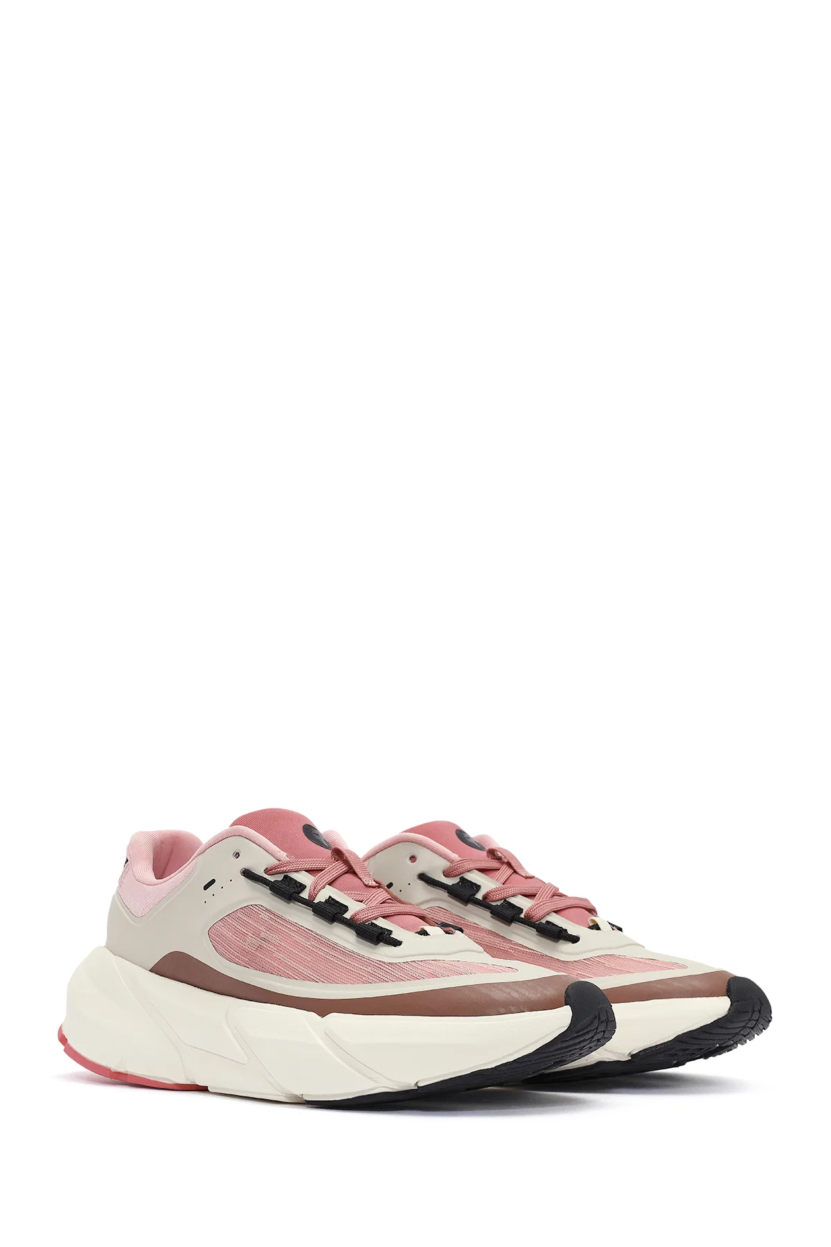 ACBC x DERİMOD Kadın Pembe Bağcıklı Kalın Tabanlı Sneaker - Image 3