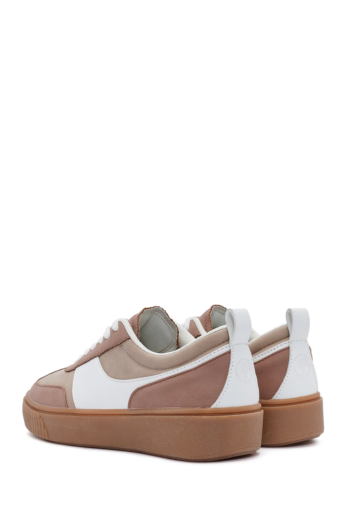ACBC x Derimod Kadın Pembe Bağcıklı Süet Sneaker - Image 5