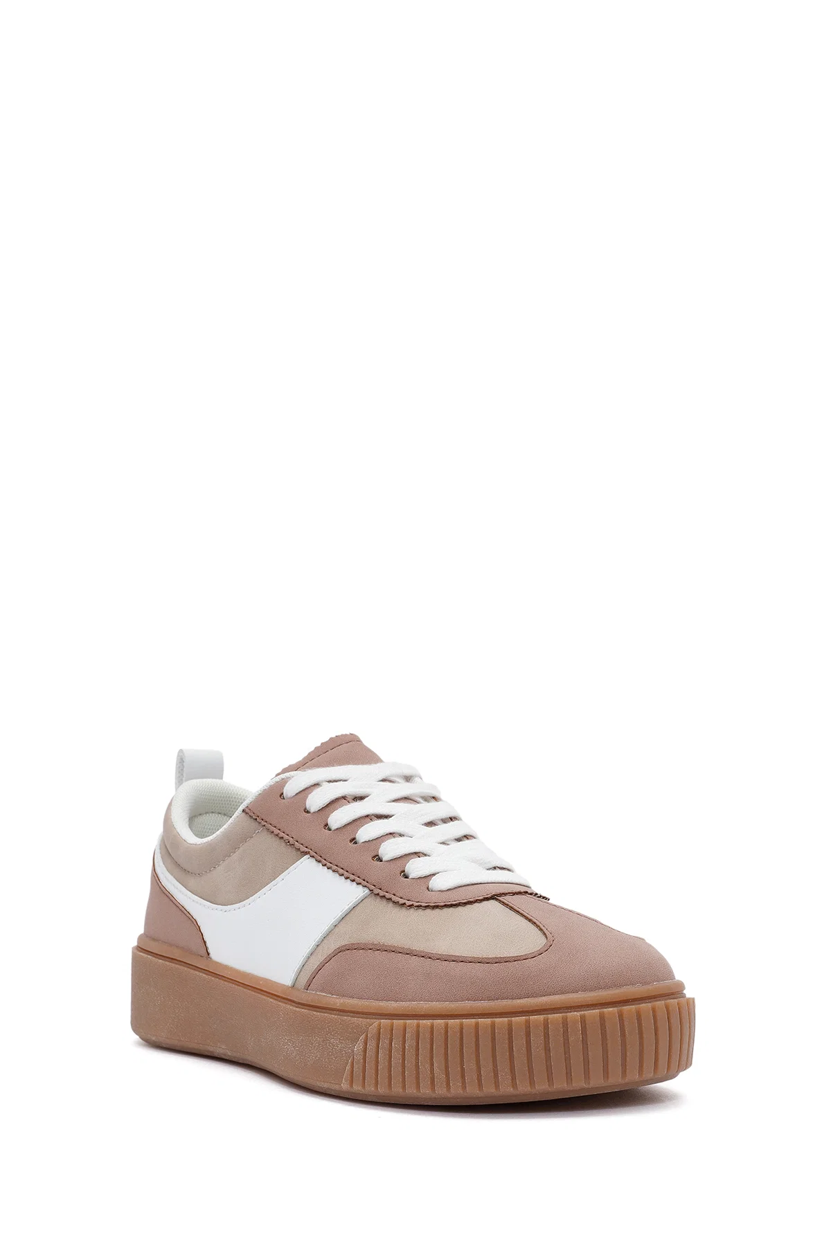 ACBC x Derimod Kadın Pembe Bağcıklı Süet Sneaker - Image 6
