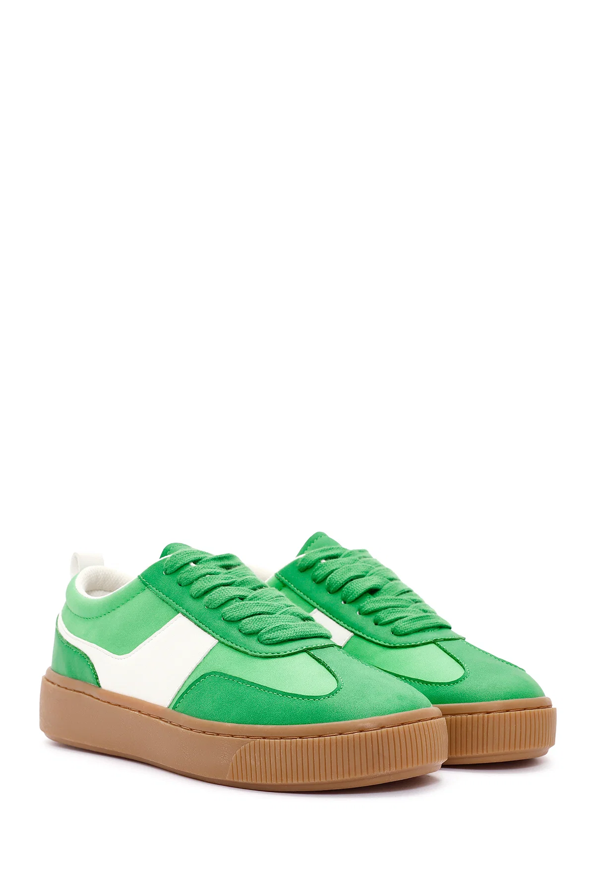 ACBC x Derimod Kadın Yeşil Bağcıklı Süet Sneaker - Image 4