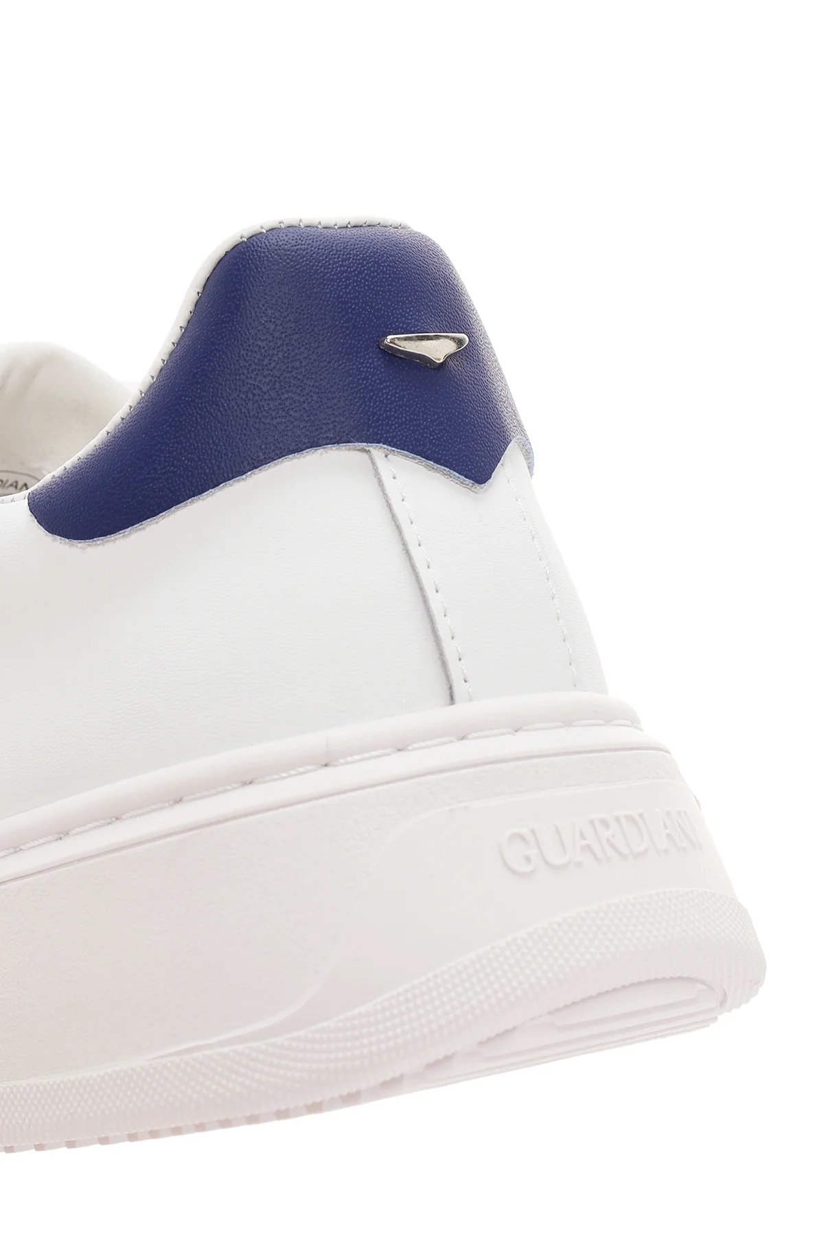 Alberto Guardiani Erkek Beyaz New Era Bağcıklı Deri Sneaker - Image 11