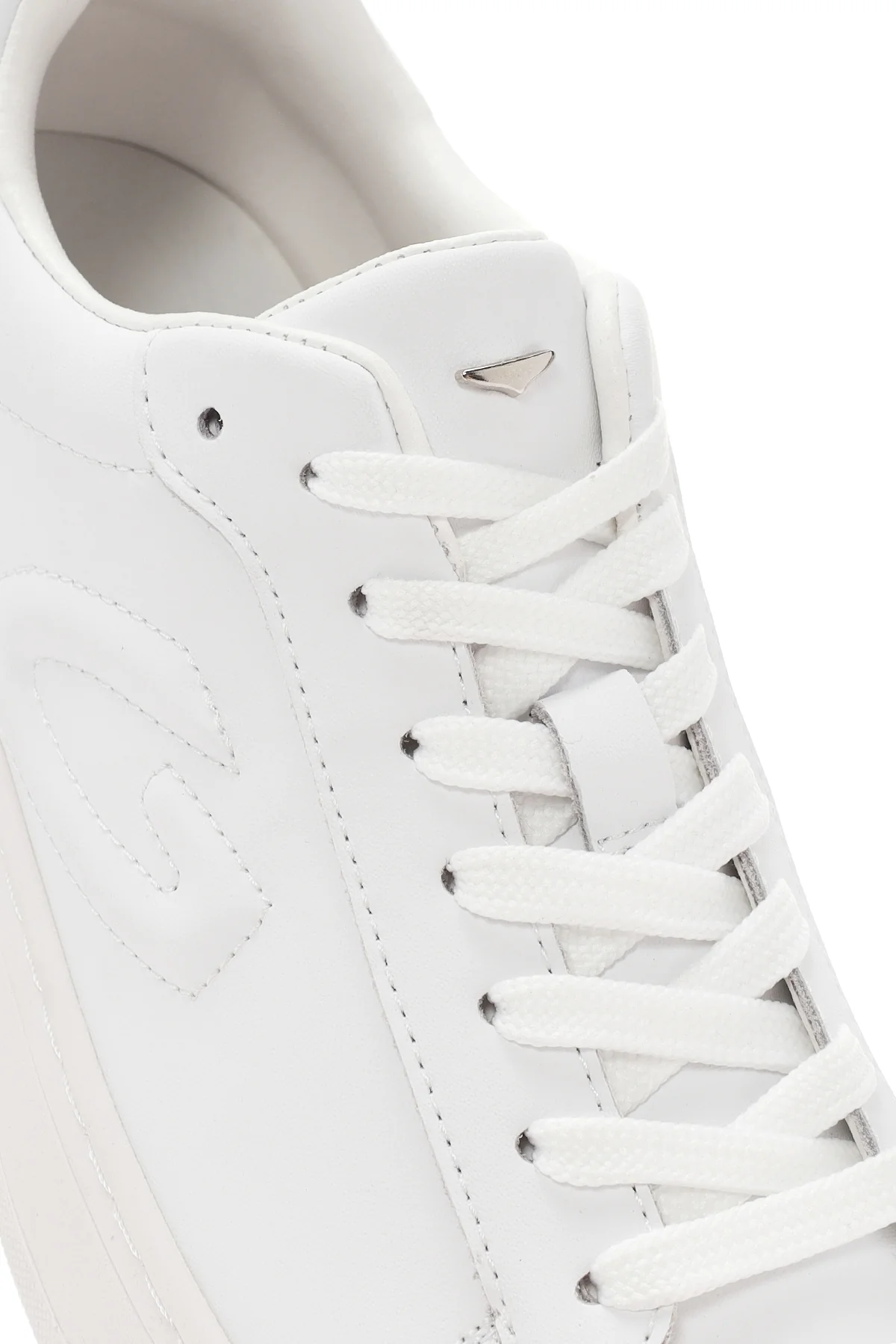 Alberto Guardiani Erkek Beyaz Winner Deri Sneaker - Image 11
