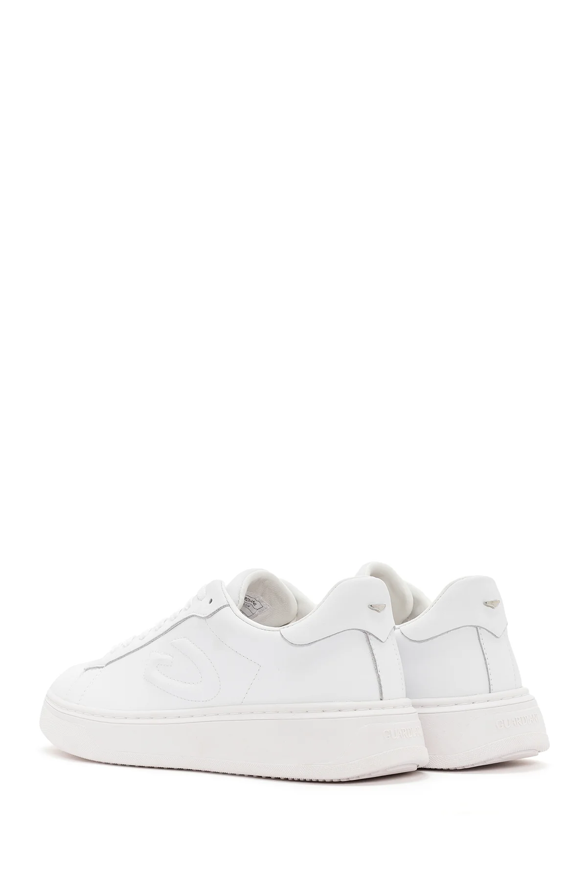 Alberto Guardiani Erkek Beyaz Winner Deri Sneaker - Image 5