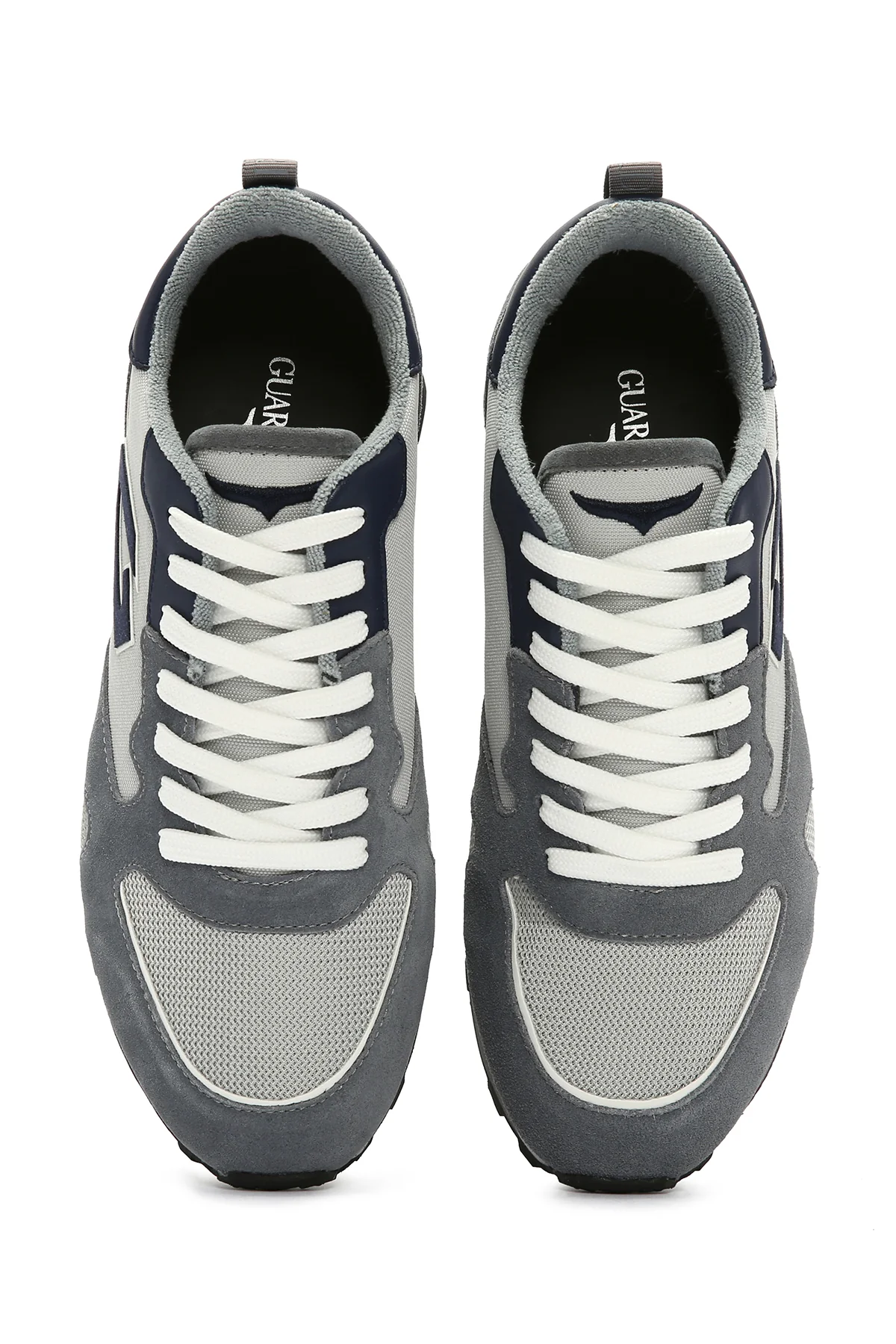 Alberto Guardiani Erkek Gri Siyah Wen Kalın Tabanlı Sneaker - Image 6