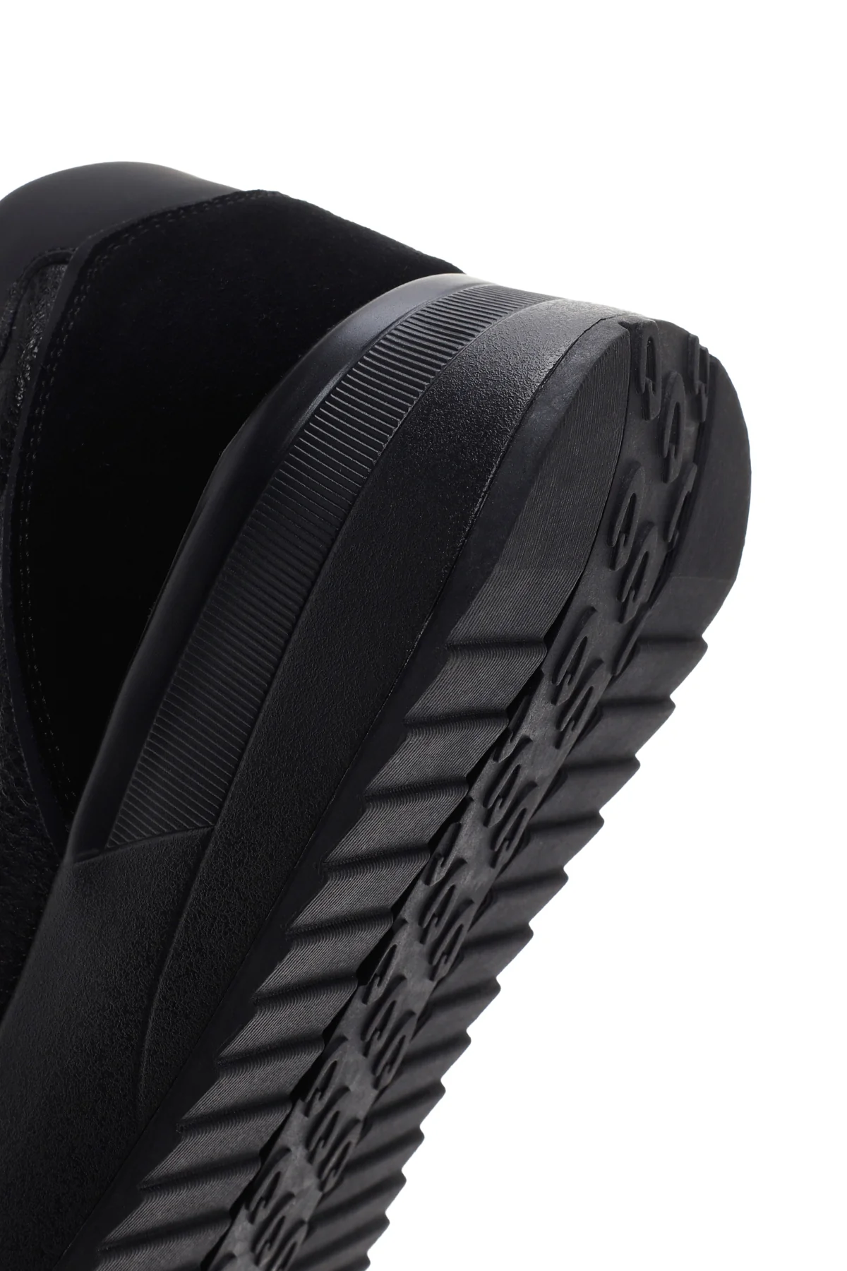 Alberto Guardiani Erkek Siyah Winner Kalın Tabanlı Deri Sneaker - Image 8