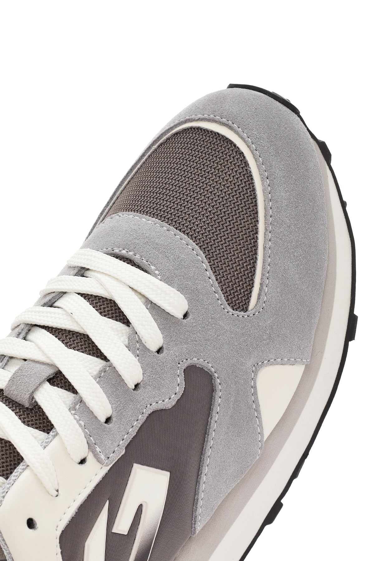 Alberto Guardiani Erkek Wen Kalın Tabanlı Gri Bağcıklı Deri Sneaker - Image 12