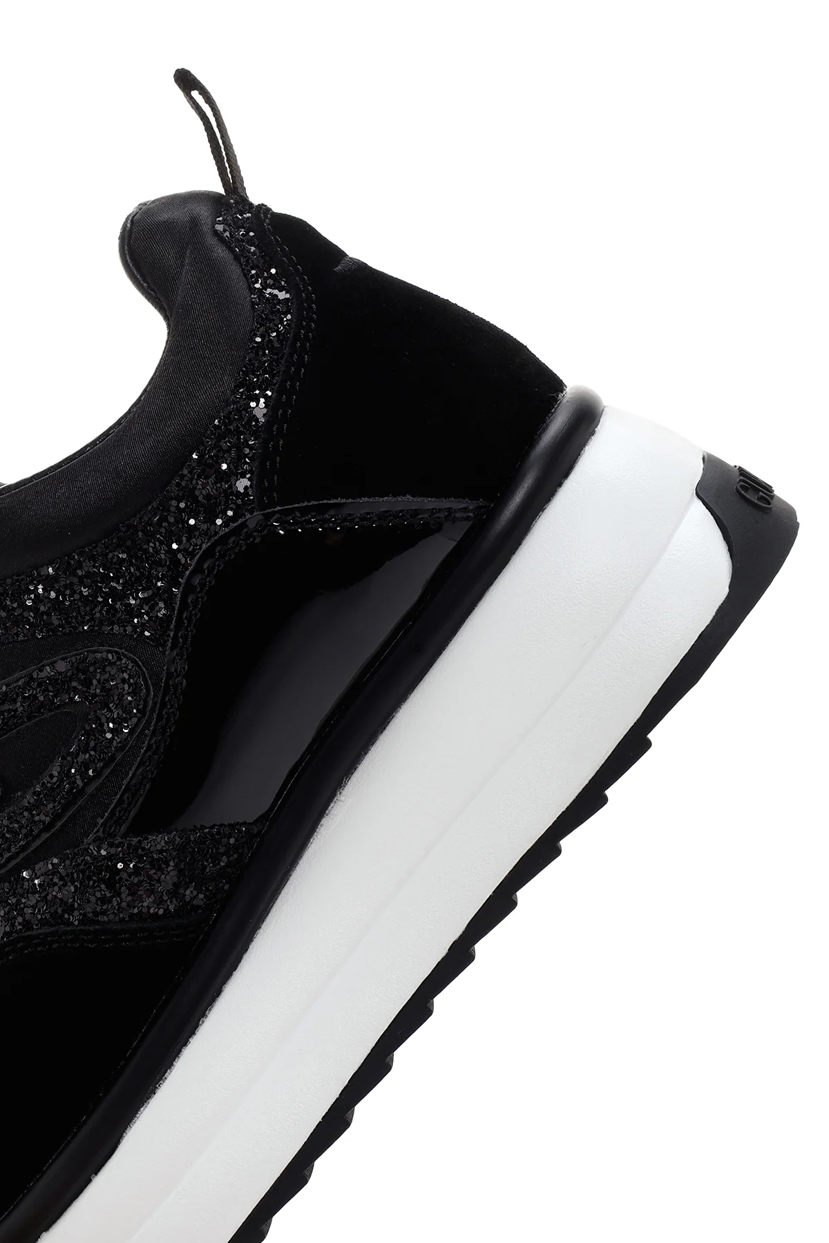 Alberto Guardiani Kadın Siyah Louise Kalın Tabanlı Deri Sneaker - Image 7