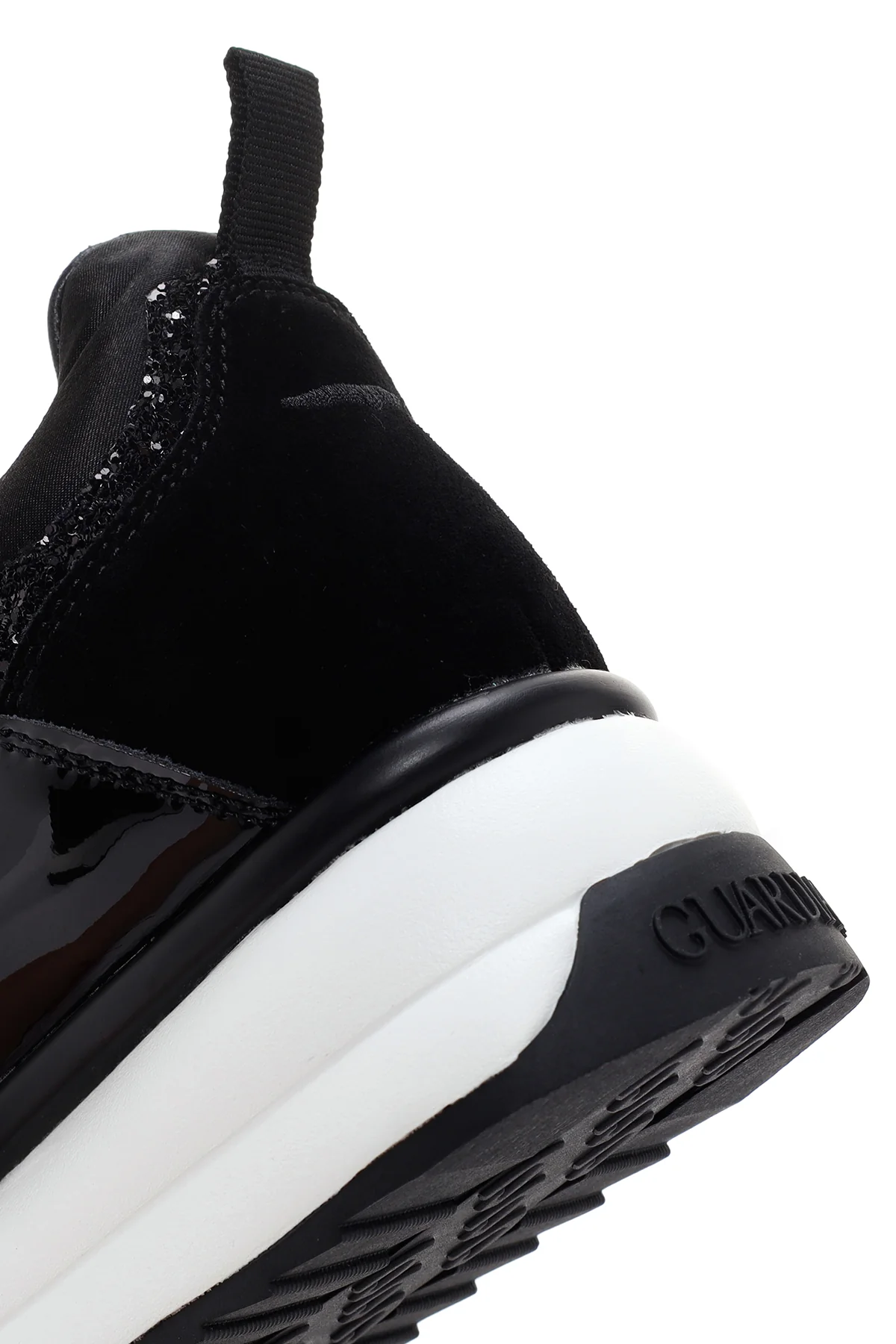 Alberto Guardiani Kadın Siyah Louise Kalın Tabanlı Deri Sneaker - Image 8
