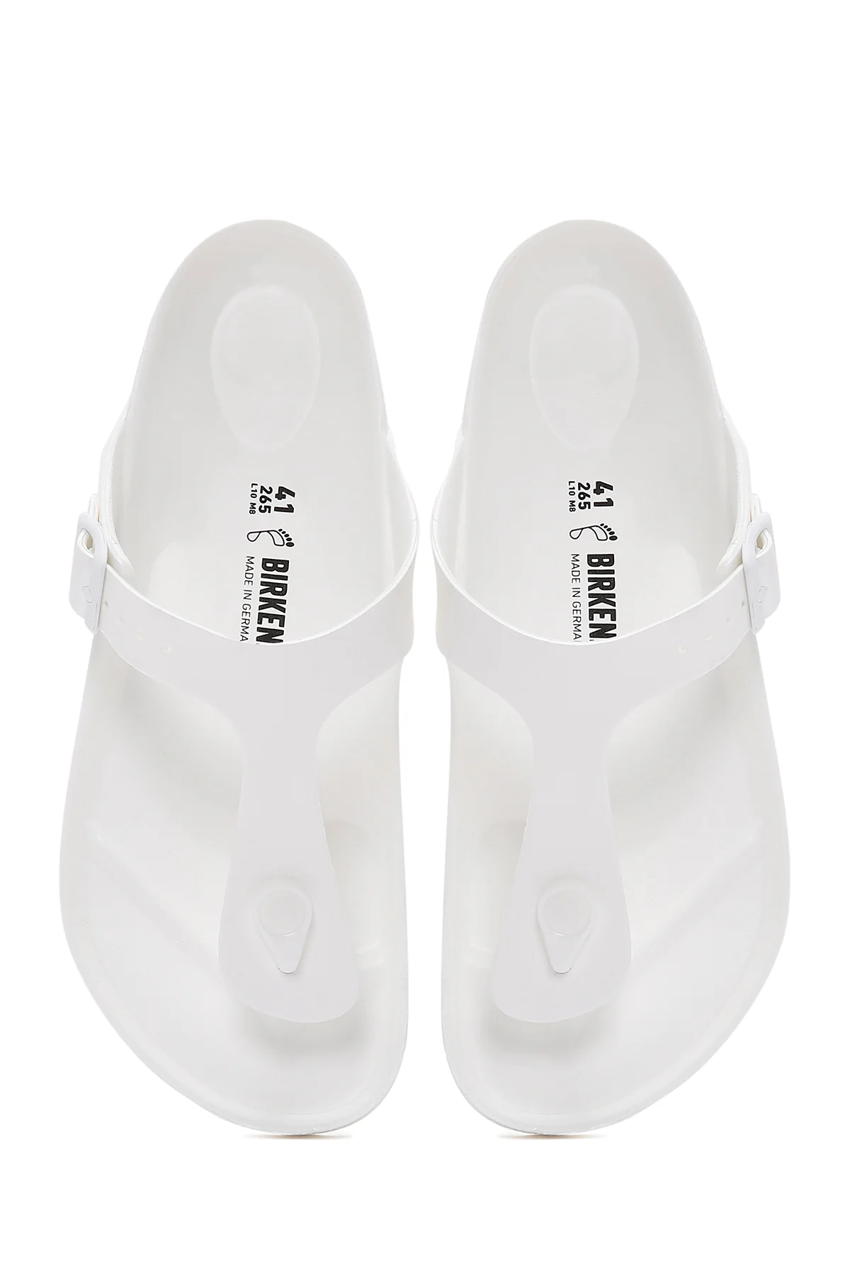 Birkenstock Erkek Beyaz Gizeh Eva Parmak Arası Düz Terlik - Image 6