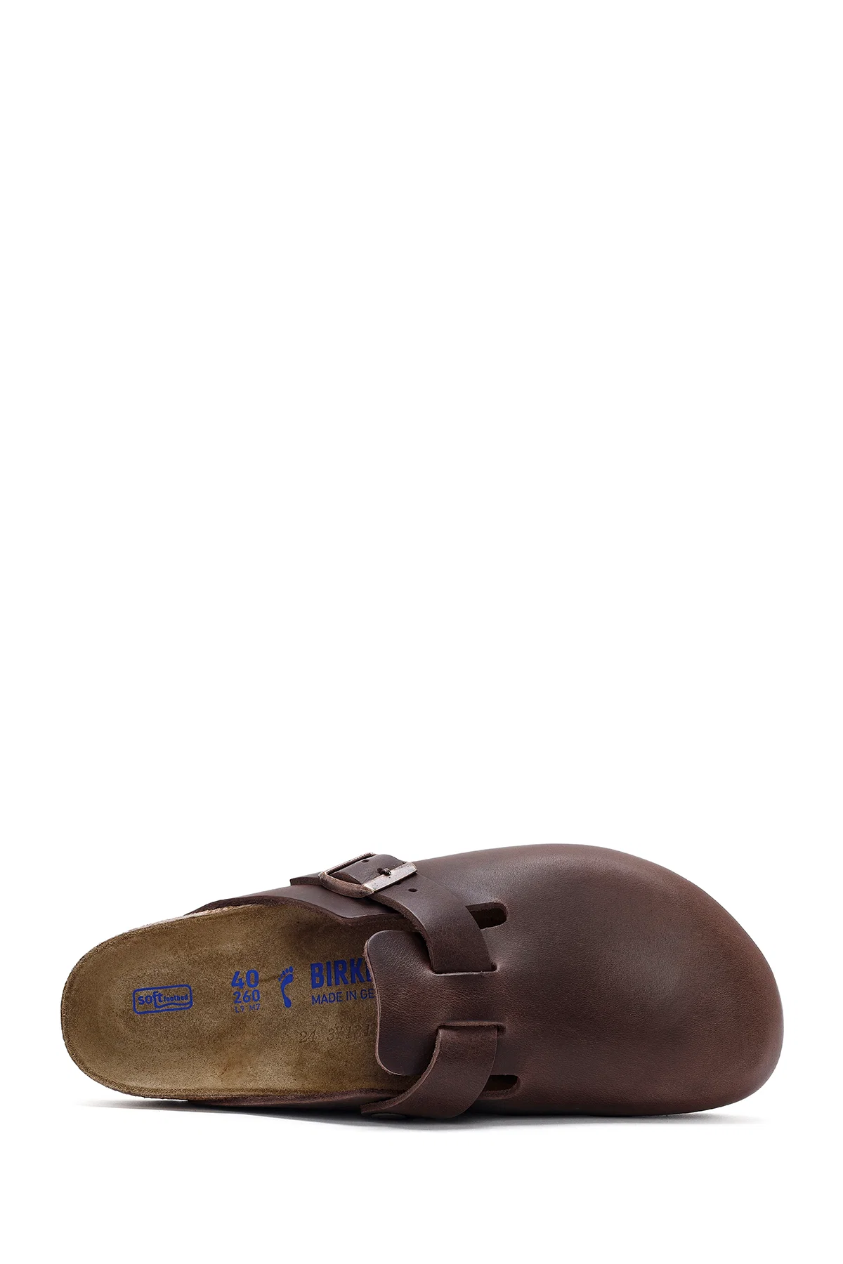 Birkenstock Erkek Kahverengi Boston Nubuk Deri Terlik - Image 5