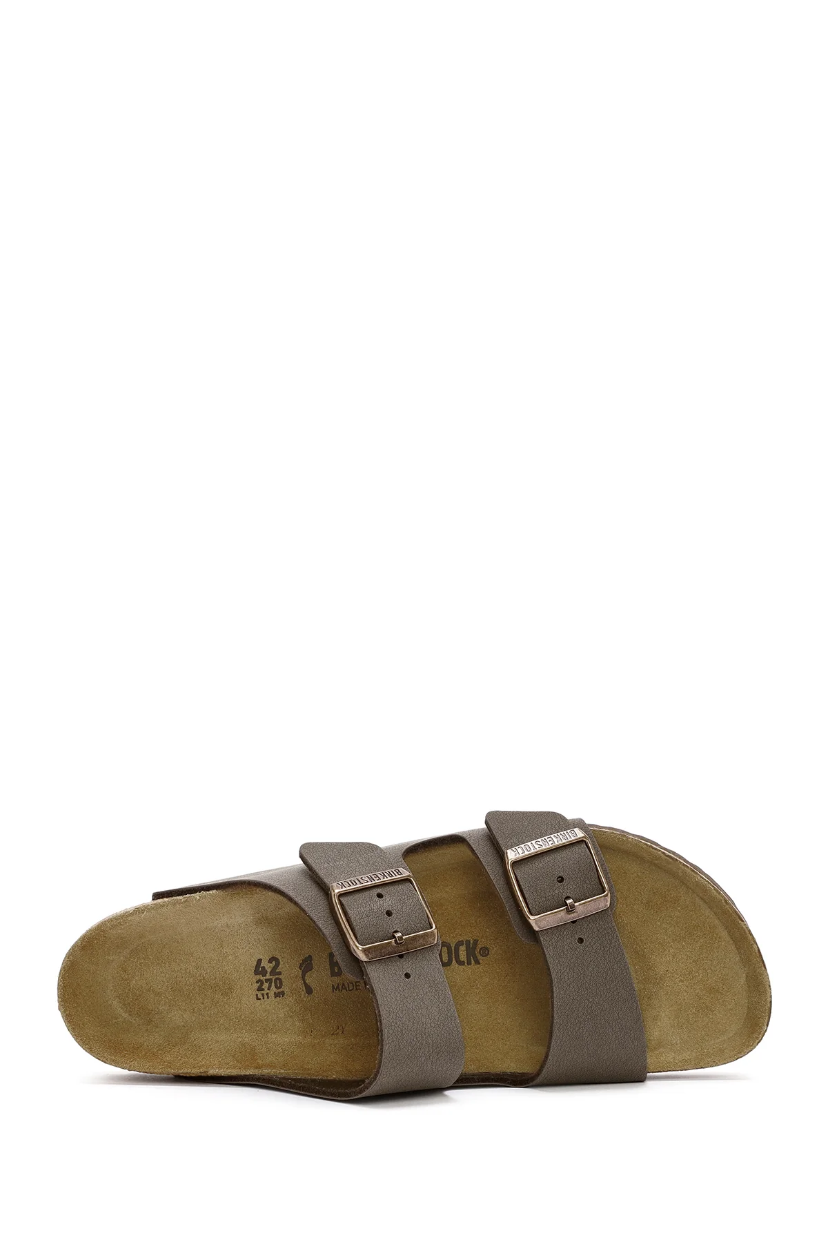 Birkenstock Erkek Vizon Çift Tokalı Arizona Eva Terlik - Image 5