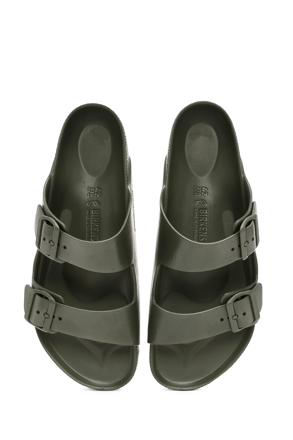 Birkenstock Erkek Yeşil Arizona Eva Çift Tokalı Terlik - Image 8