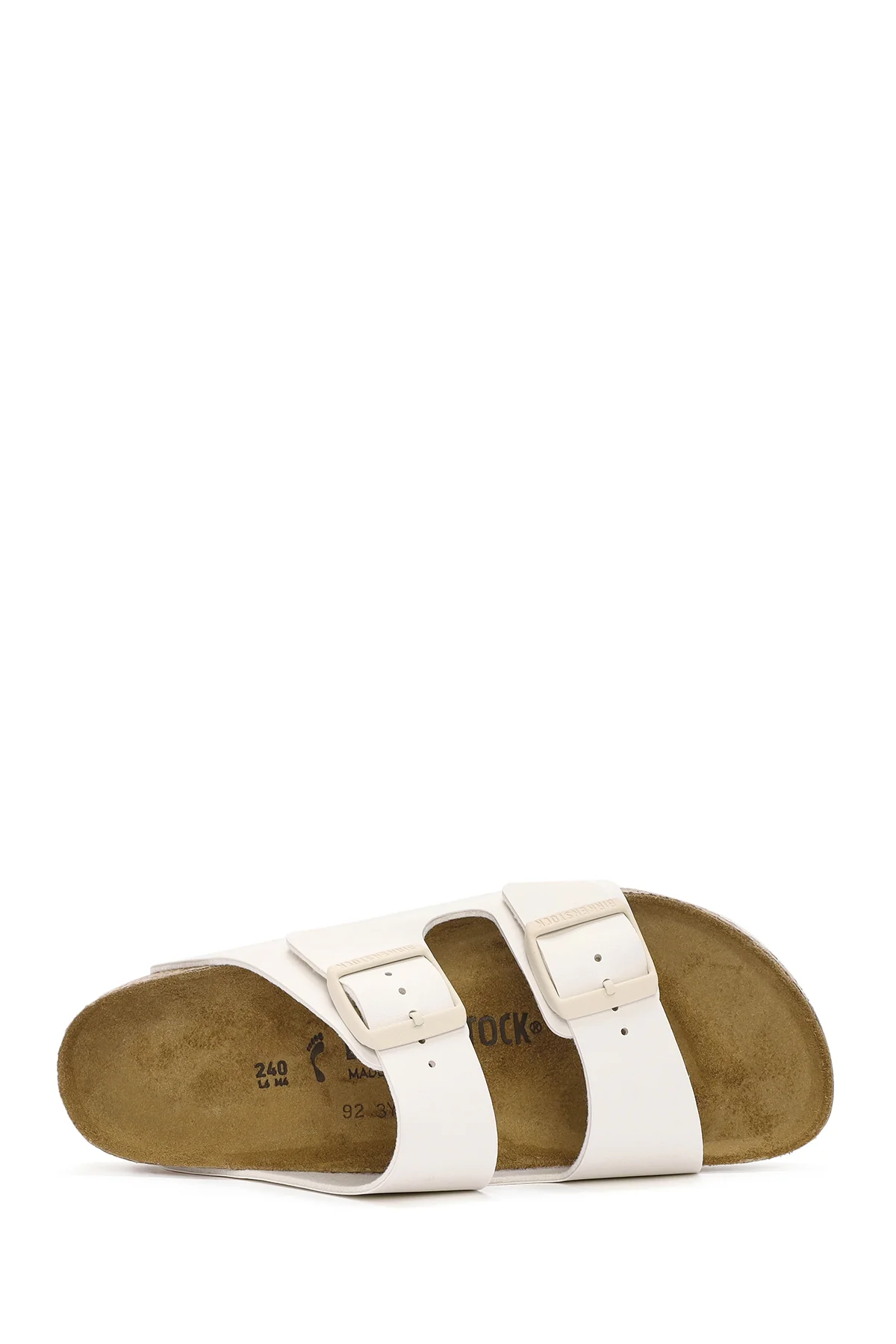 Birkenstock Kadın Beyaz Arizona Bf Çift Bantlı Terlik - Image 5