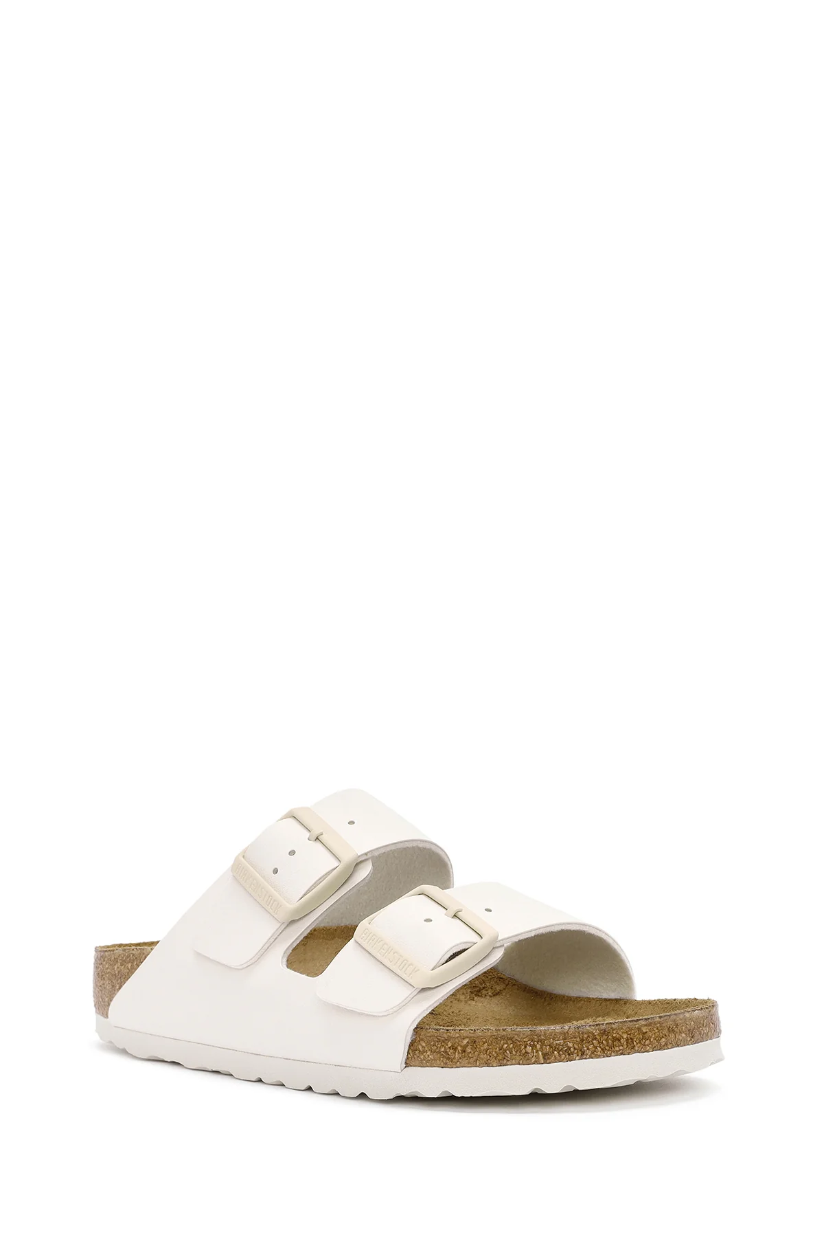 Birkenstock Kadın Beyaz Arizona Bf Çift Bantlı Terlik - Image 7