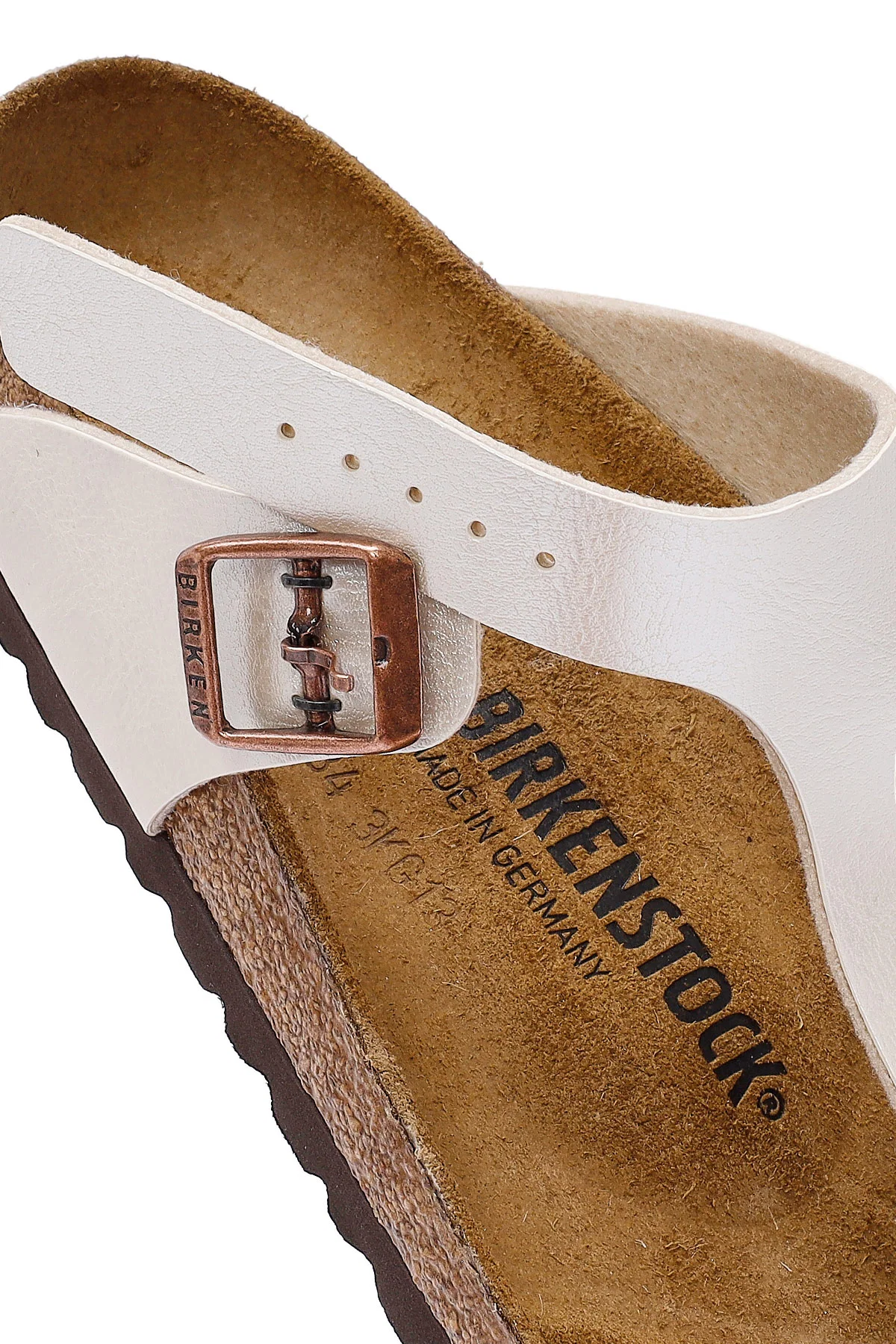 Birkenstock Kadın Beyaz Gizeh Bf Graceful Parmak Arası Terlik - Image 12