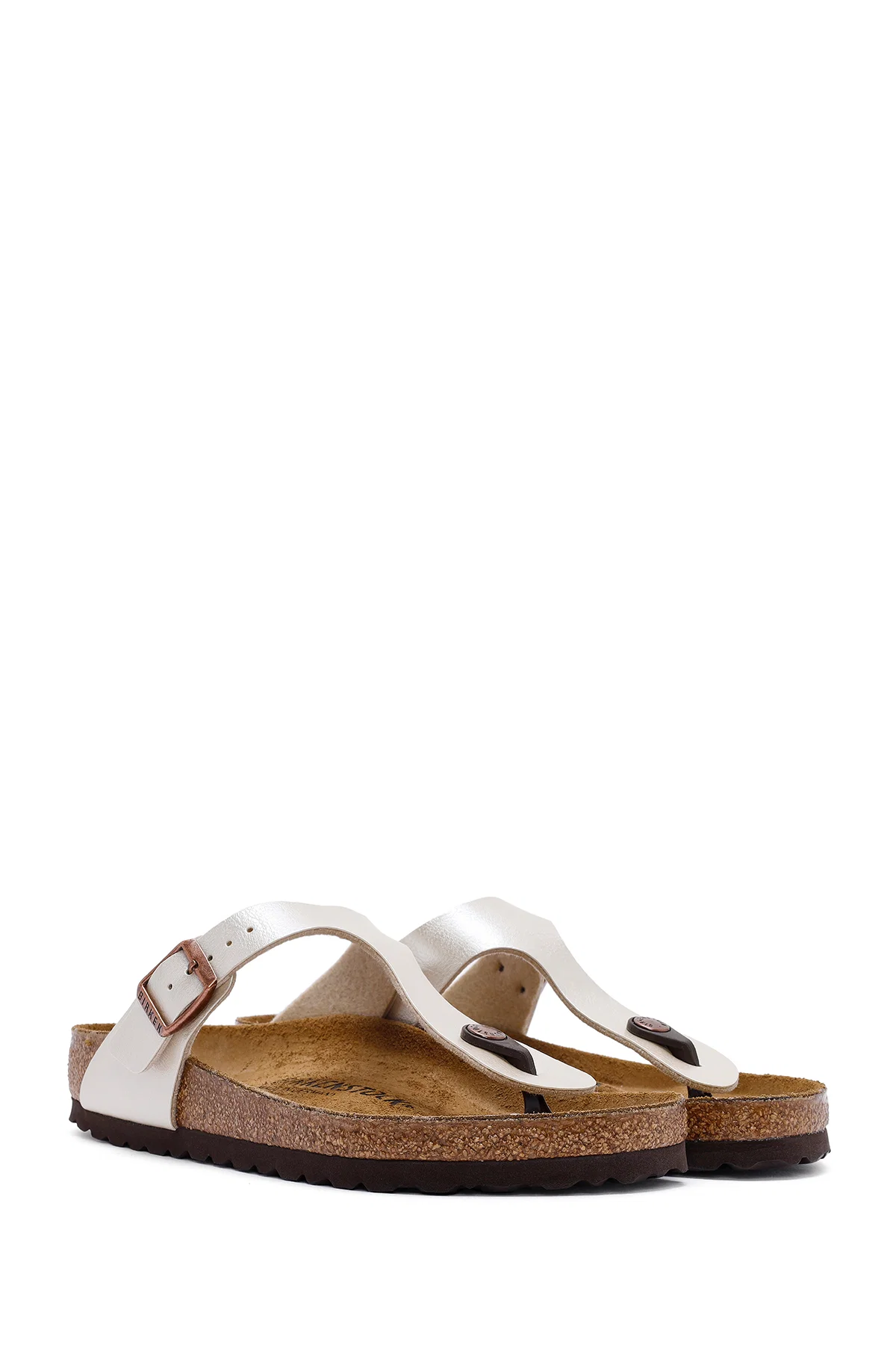 Birkenstock Kadın Beyaz Gizeh Bf Graceful Parmak Arası Terlik - Image 3