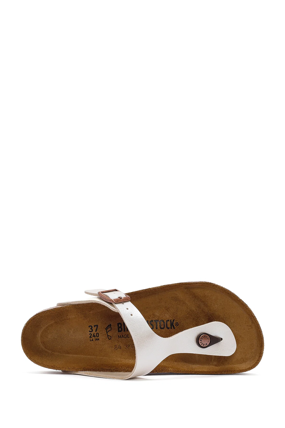 Birkenstock Kadın Beyaz Gizeh Bf Graceful Parmak Arası Terlik - Image 5