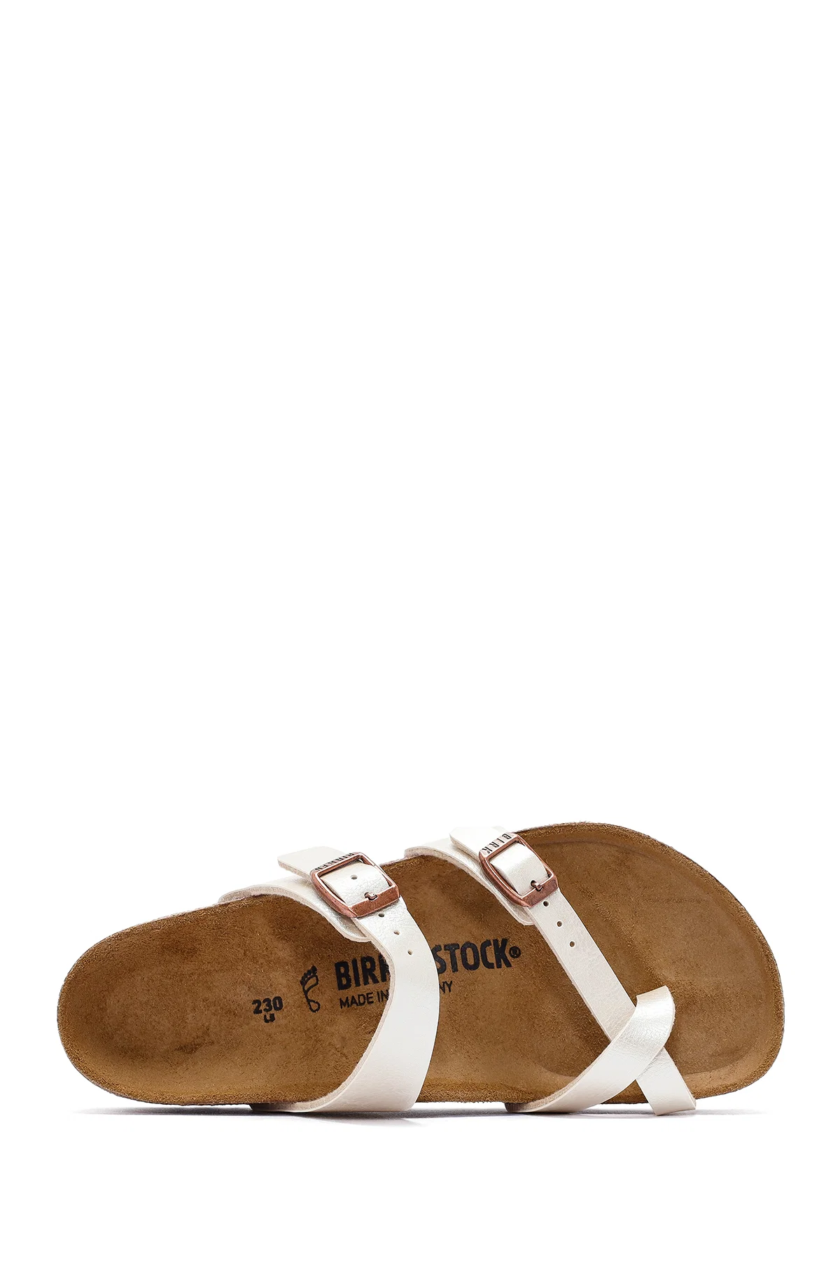 Birkenstock Kadın Beyaz Mayari Graceful Tokalı Terlik - Image 5
