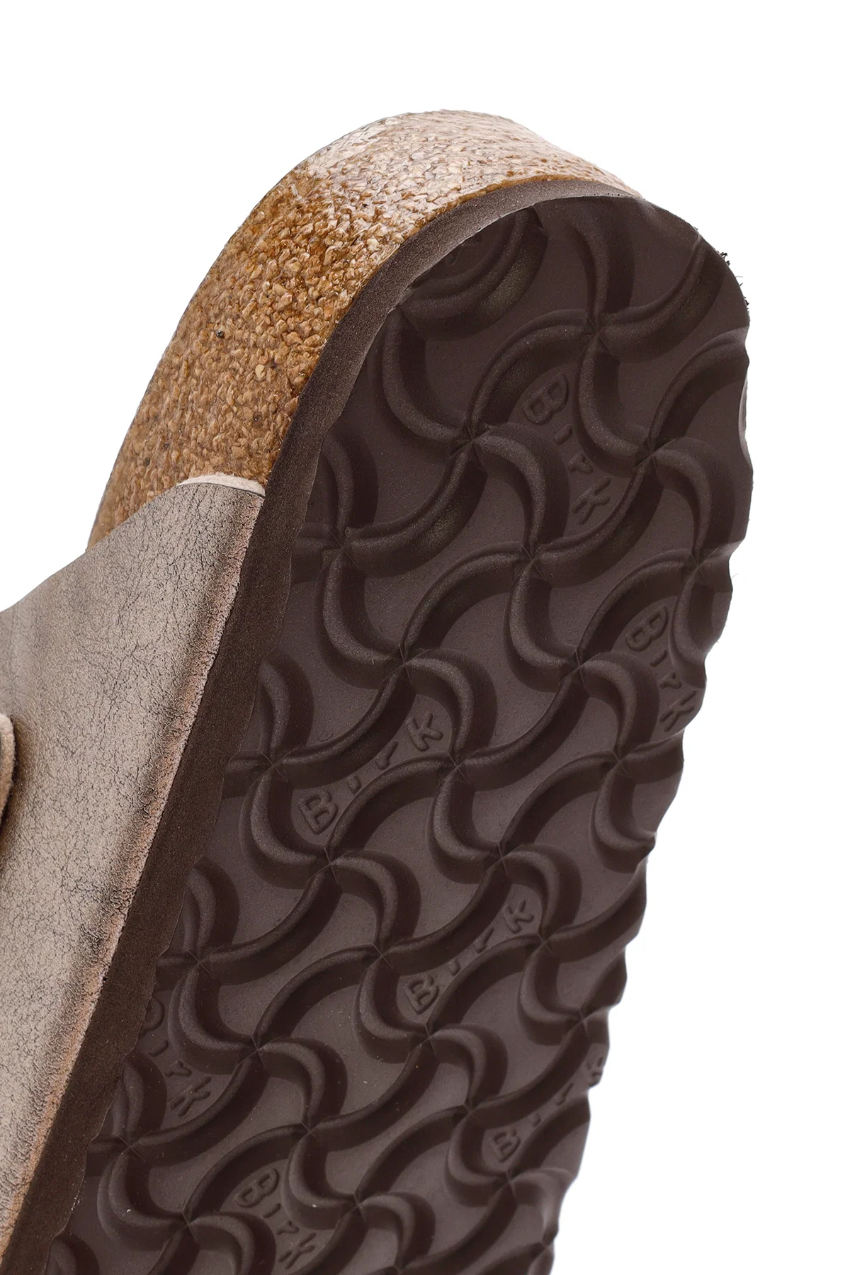 Birkenstock Kadın Vizon Arizona Bf Çift Tokalı Metalik Terlik - Image 9