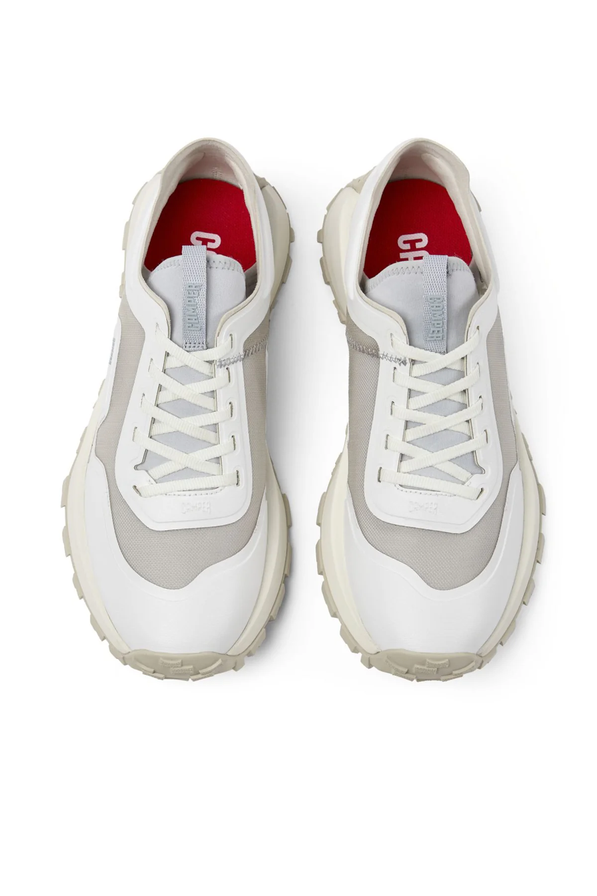 Camper Erkek Beyaz Drift Trail Bağcıklı Sneaker - Image 4