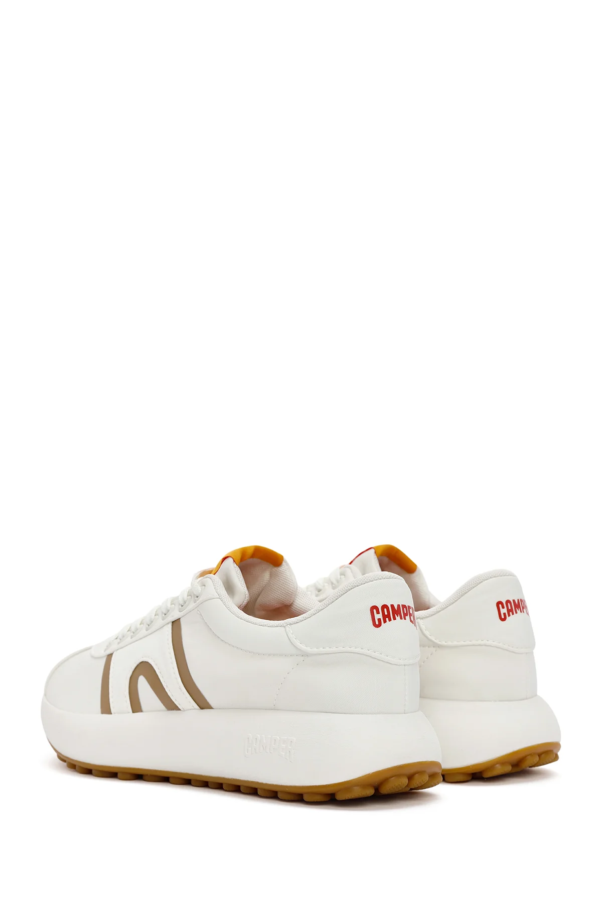 Camper Erkek Beyaz Pelotas Athens Bağcıklı Kumaş Sneaker - Image 5