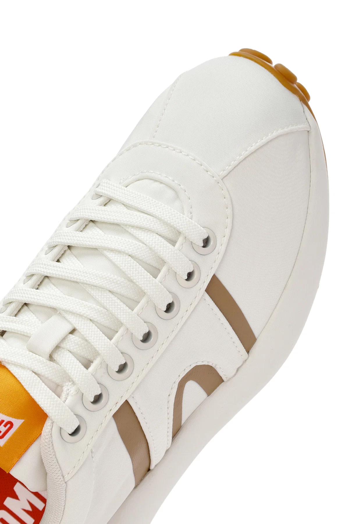 Camper Erkek Beyaz Pelotas Athens Bağcıklı Kumaş Sneaker - Image 9