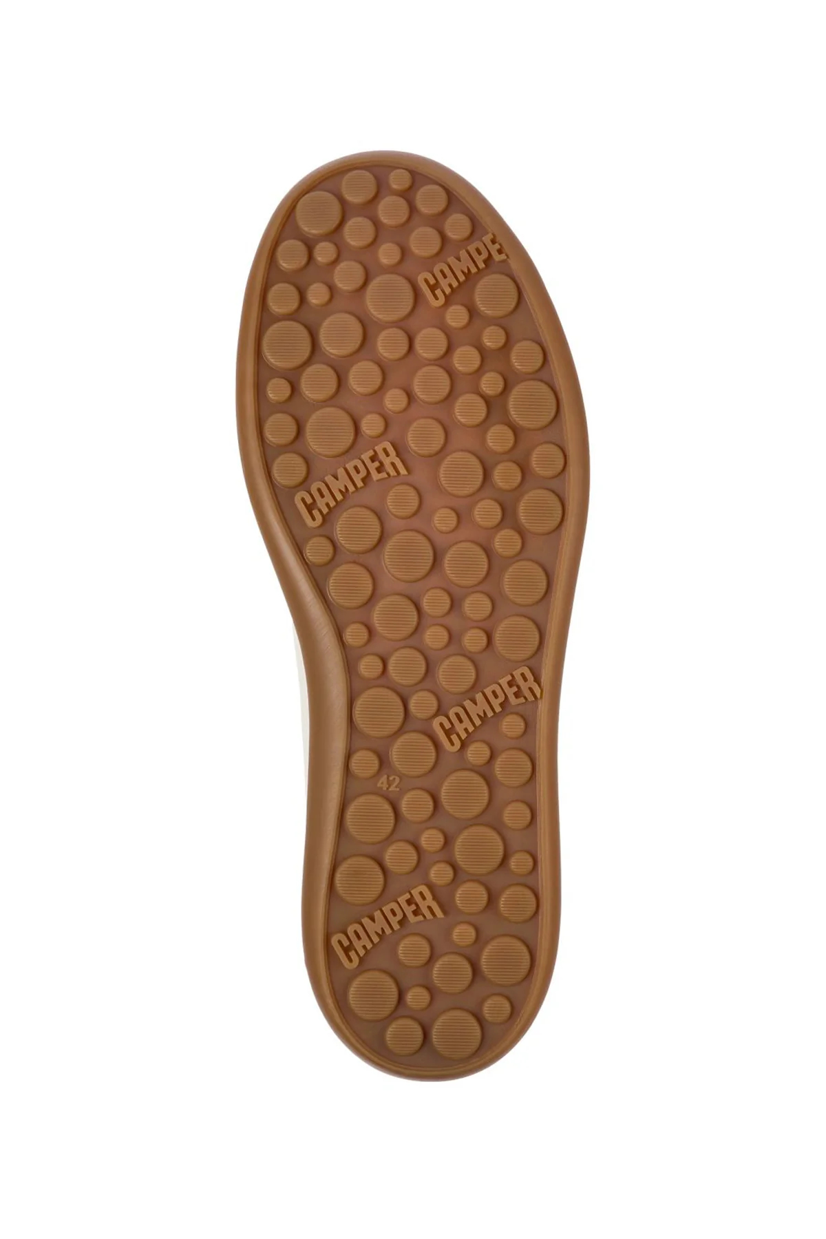 Camper Erkek Beyaz Pelotas Soller Bağcıklı Deri Sneaker - Image 5