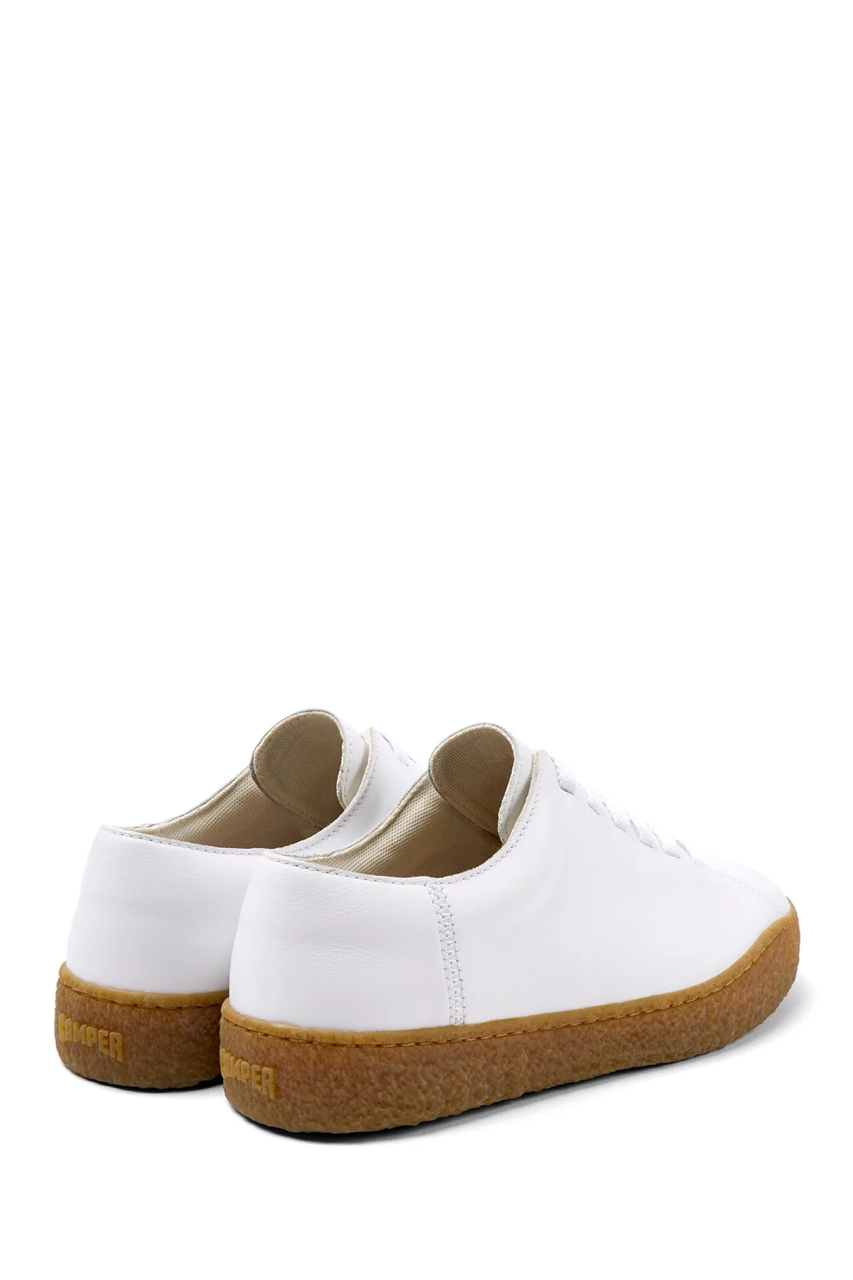 Camper Erkek Beyaz Peu Terreno Deri Sneaker - Image 3