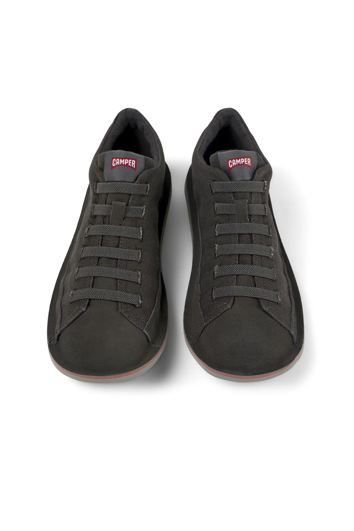 Camper Erkek Gri Beetle Nubuk Deri Sneaker - Image 4
