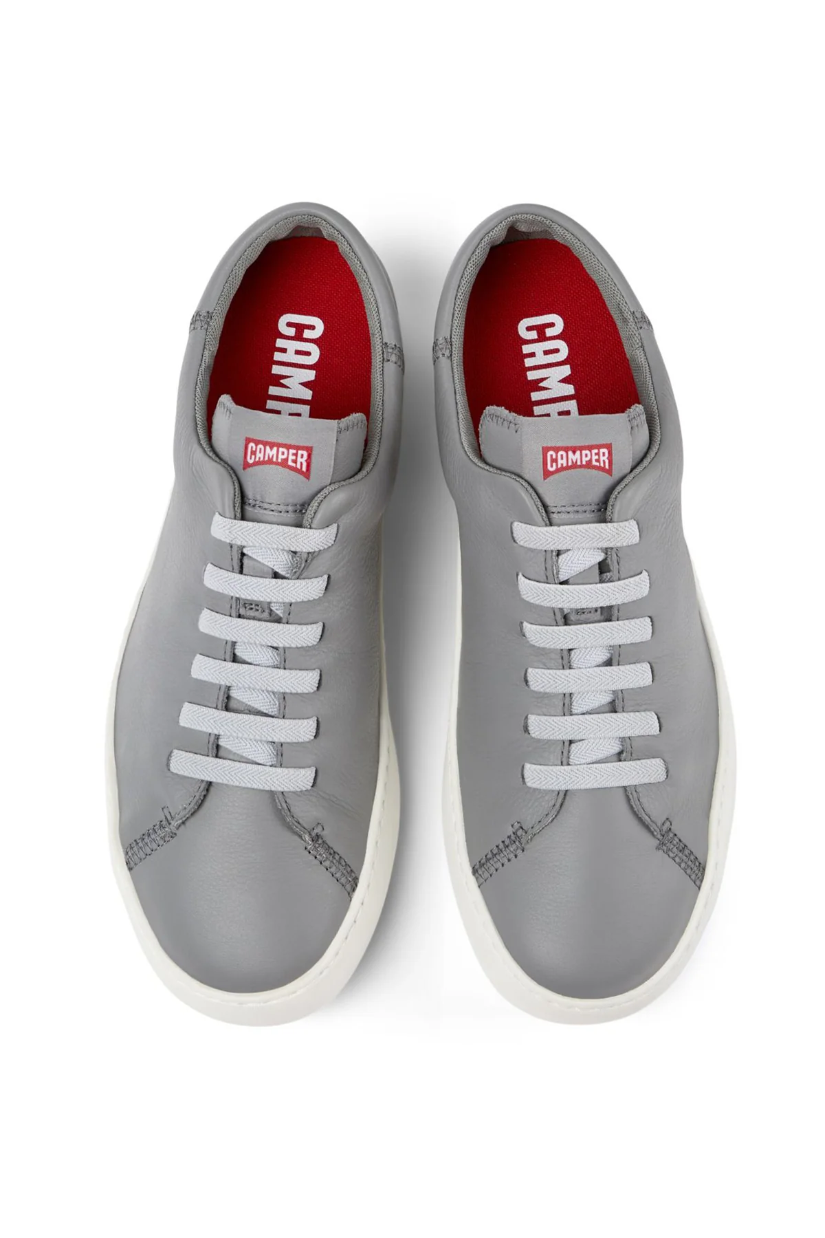 Camper Erkek Gri Peu Touring Deri Sneaker - Image 4