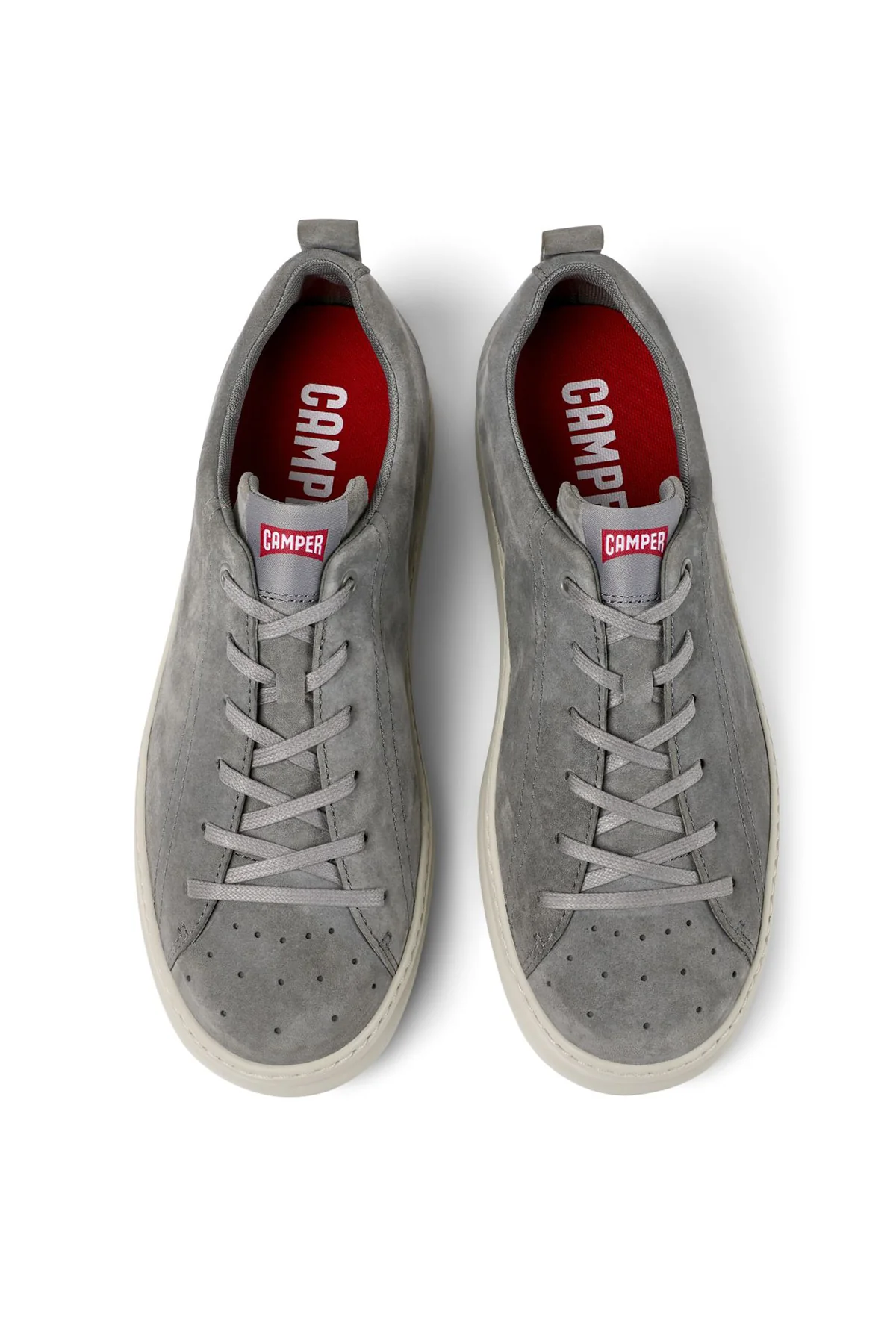 Camper Erkek Gri Runner Four Deri Sneaker - Image 4