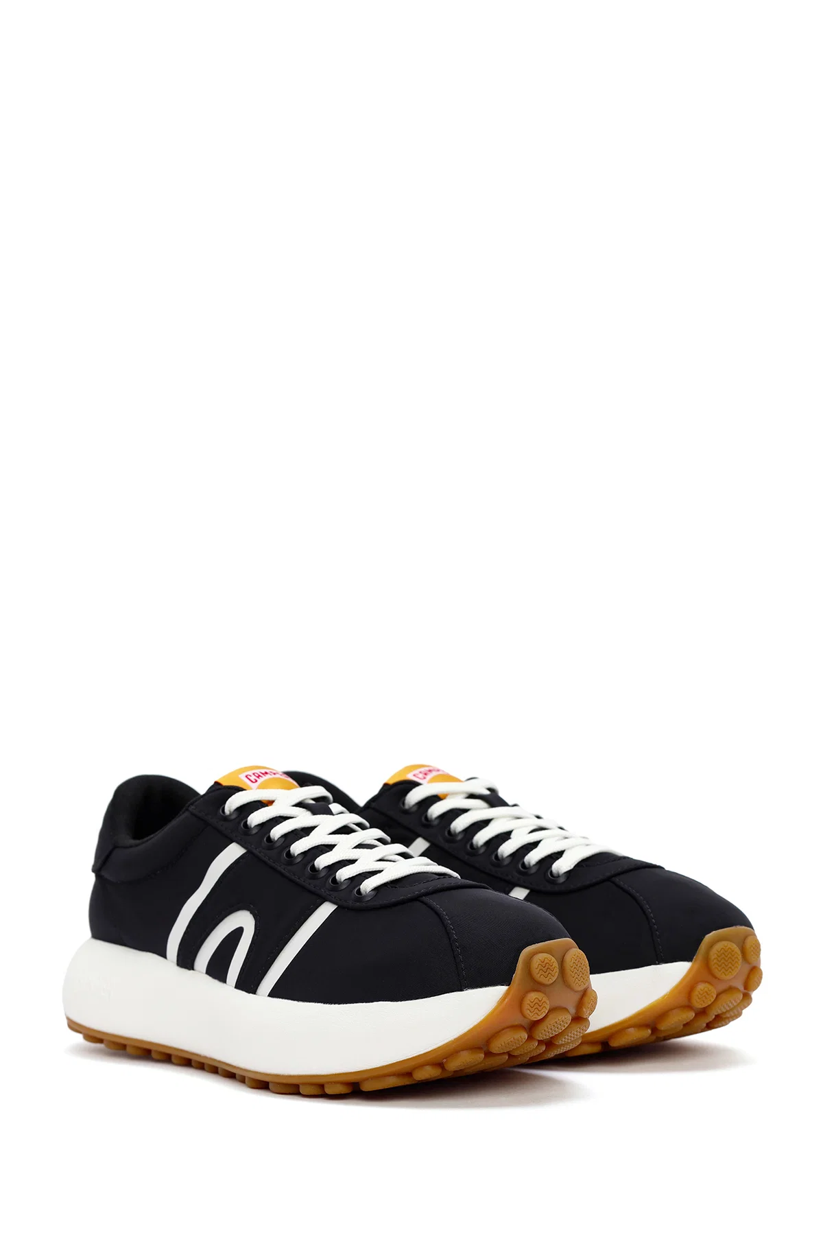 Camper Erkek Siyah Pelotas Athens Bağcıklı Kumaş Sneaker - Image 3