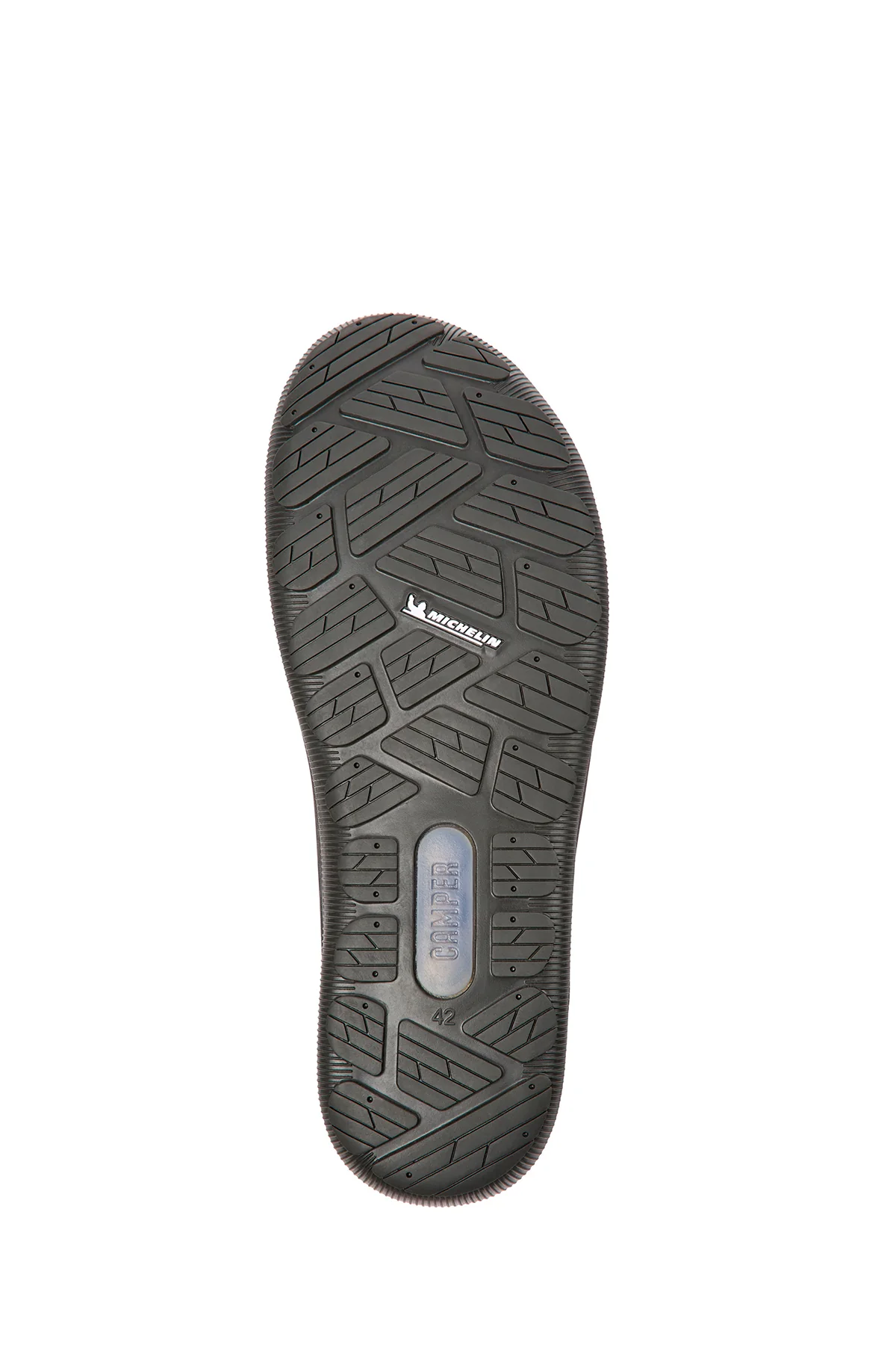 Camper Erkek Siyah Peu Pista Gm Nubuk Deri Sneaker - Image 5