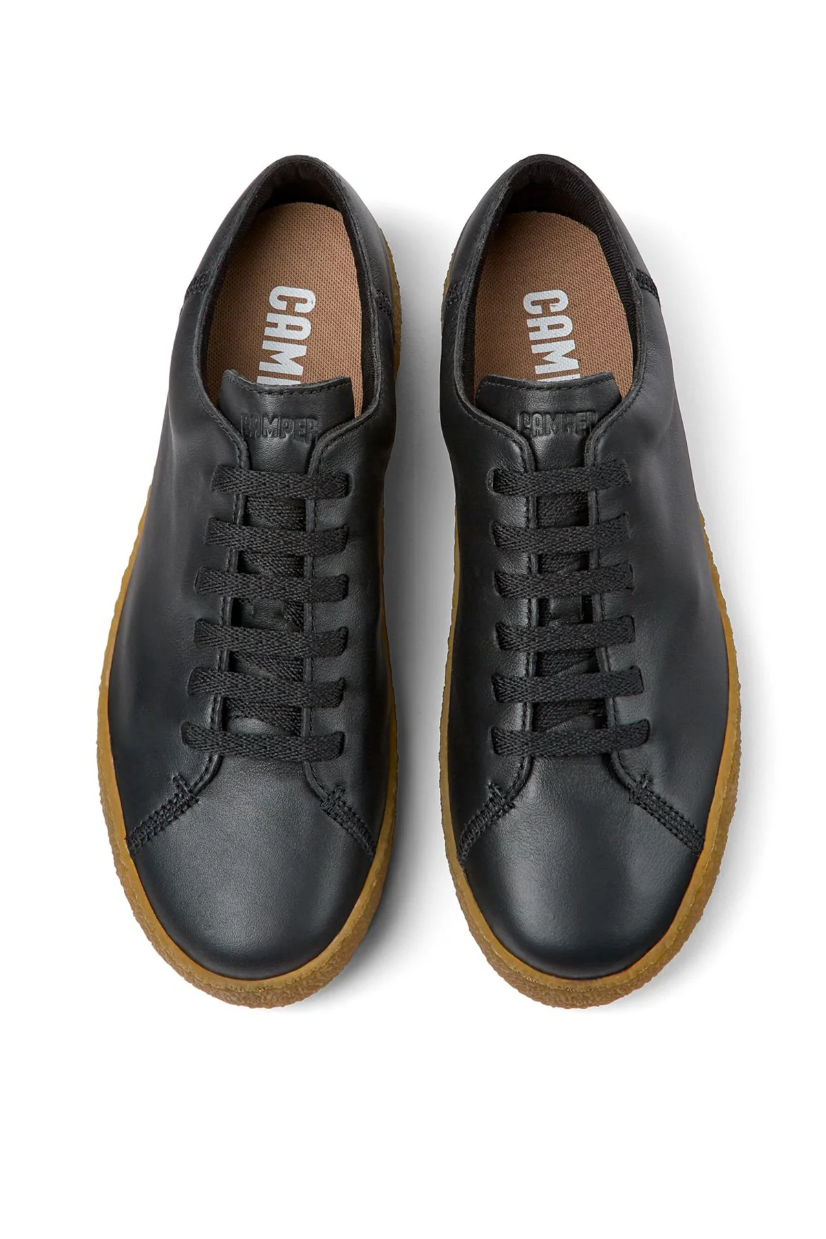 Camper Erkek Siyah Peu Terreno Deri Sneaker - Image 4