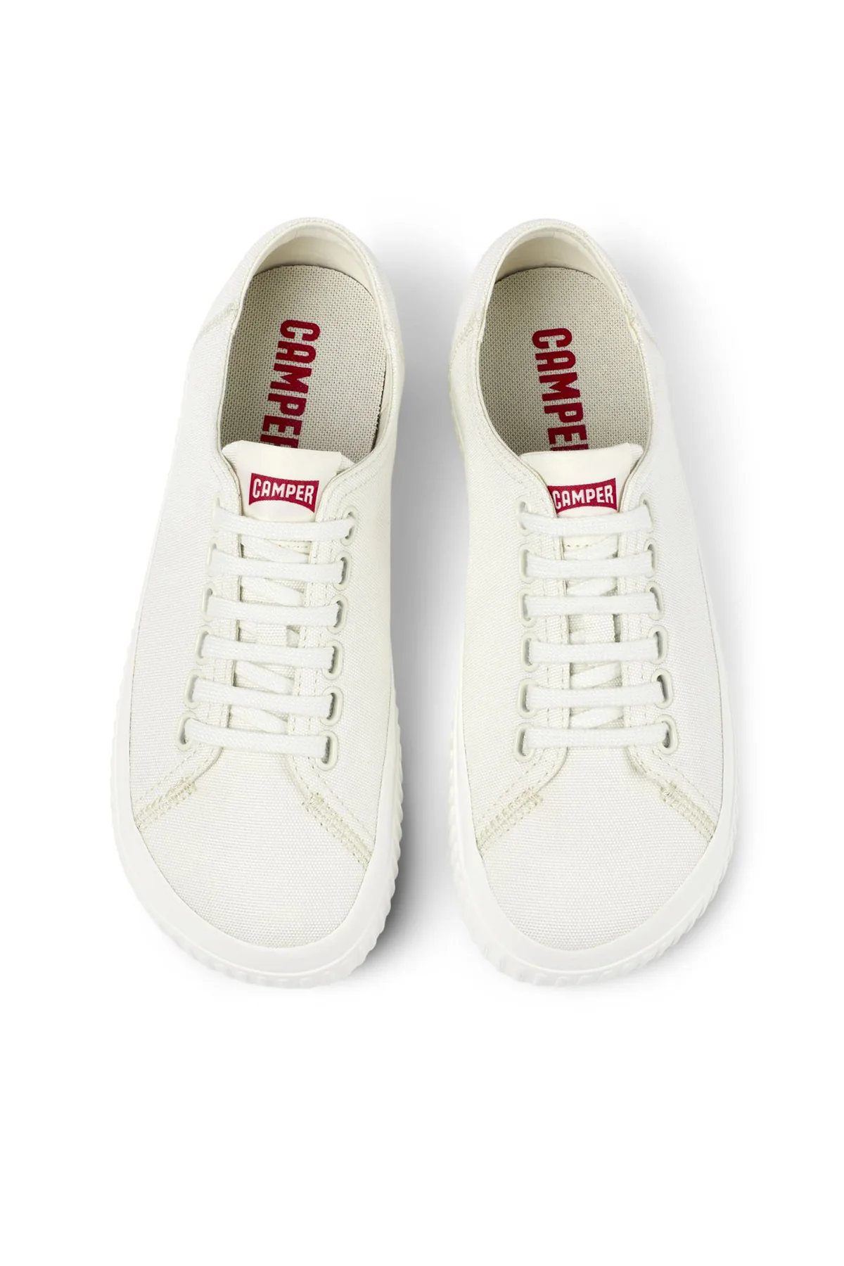 Camper Kadın Beyaz Peu Roda Bağcıklı Sneaker - Image 4