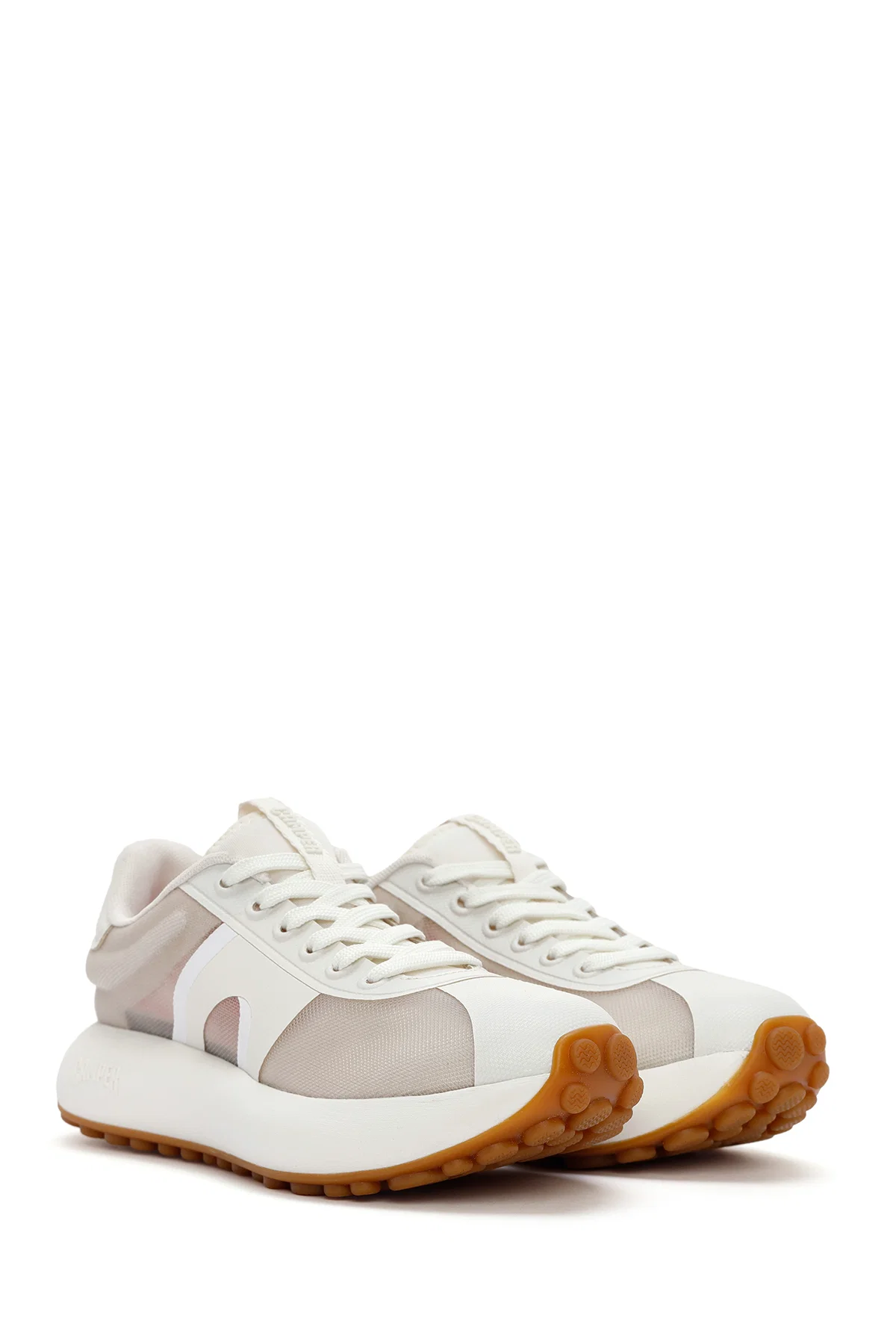 Camper Kadın Gri Pelotas Athens Bağcıklı Sneaker - Image 3